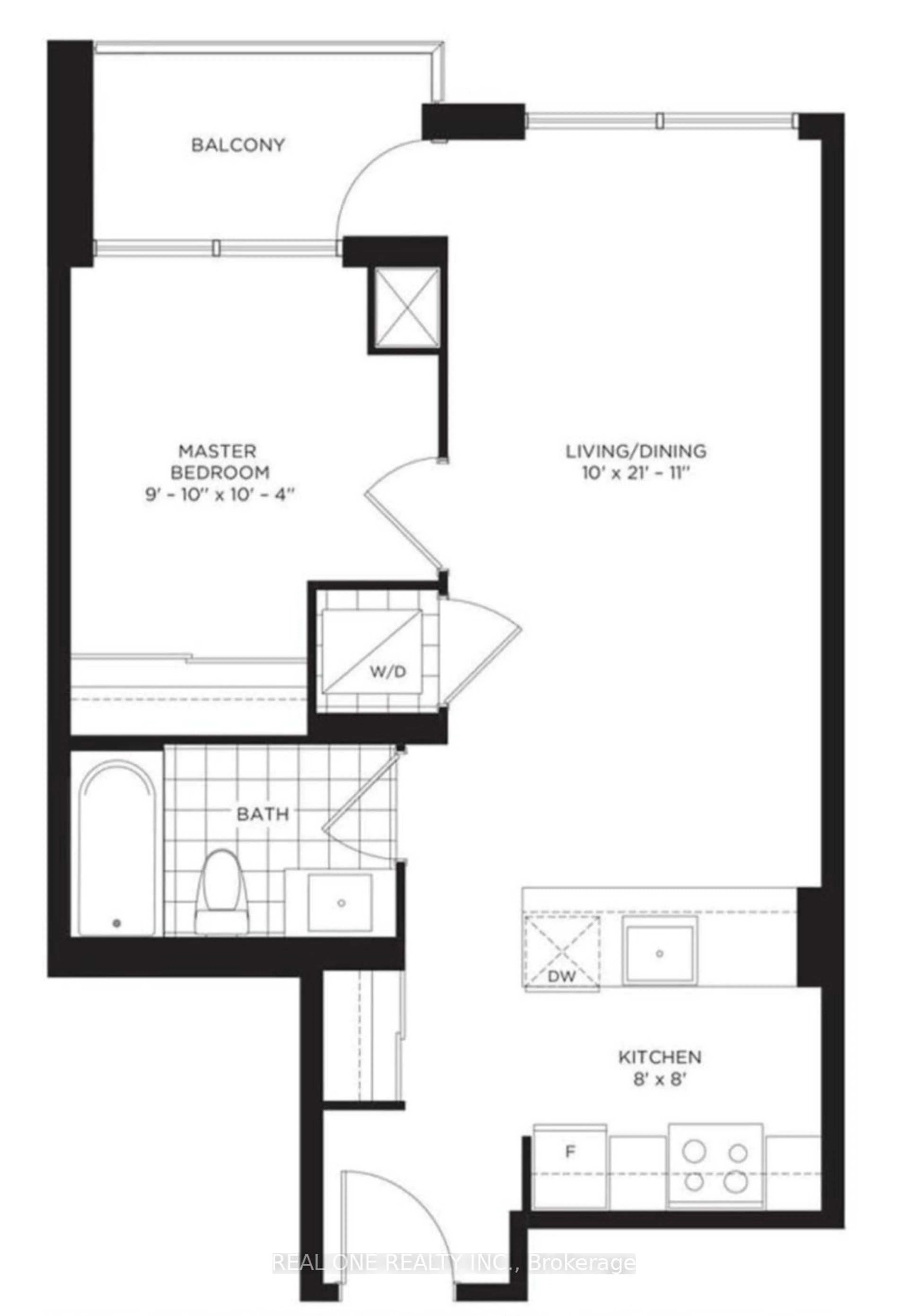 Floor plan for 510 CURRAN Pl #3203, Mississauga Ontario L5B 0J8