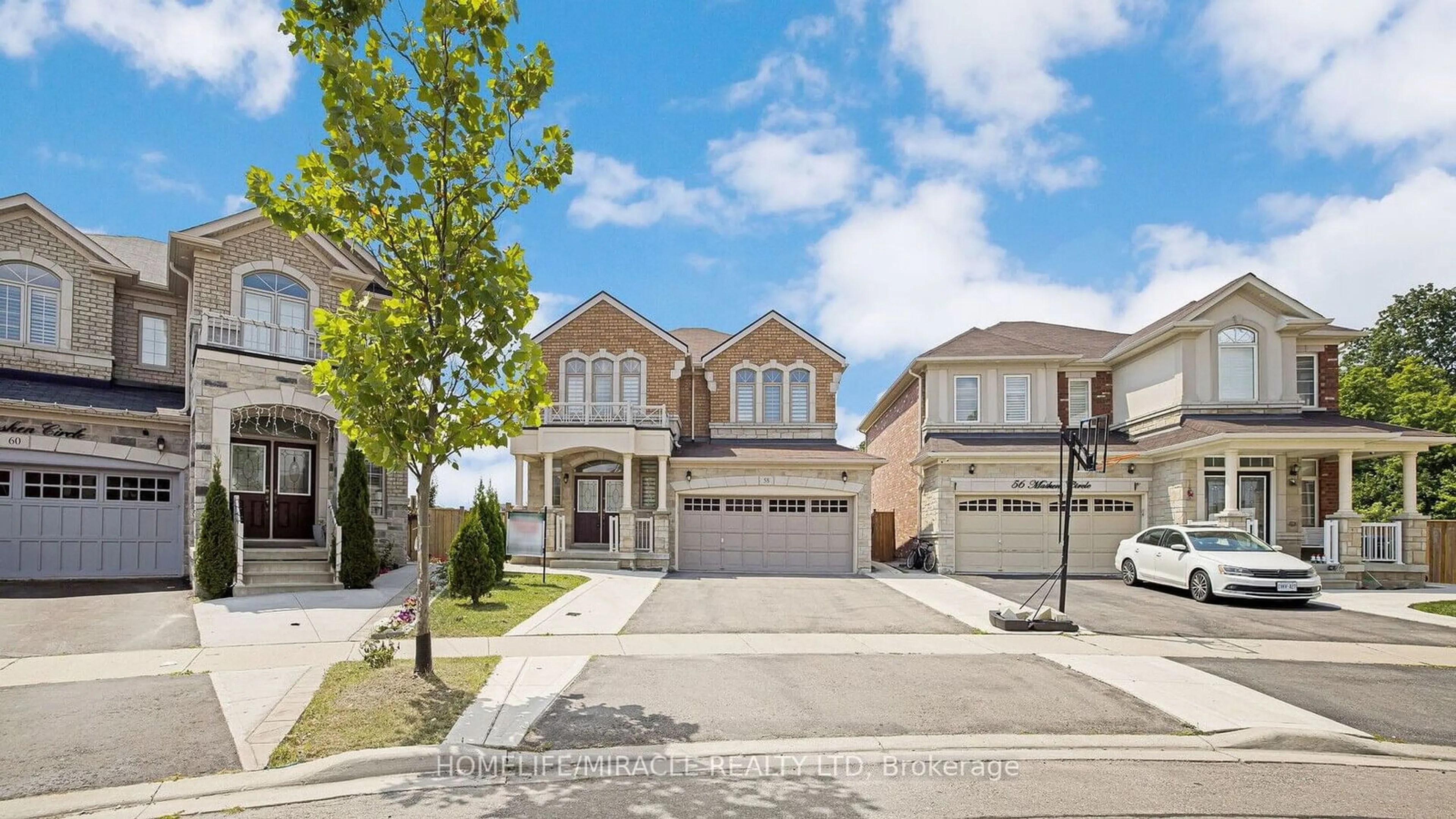 Frontside or backside of a home for 58 Masken Circ, Brampton Ontario L7A 4K3