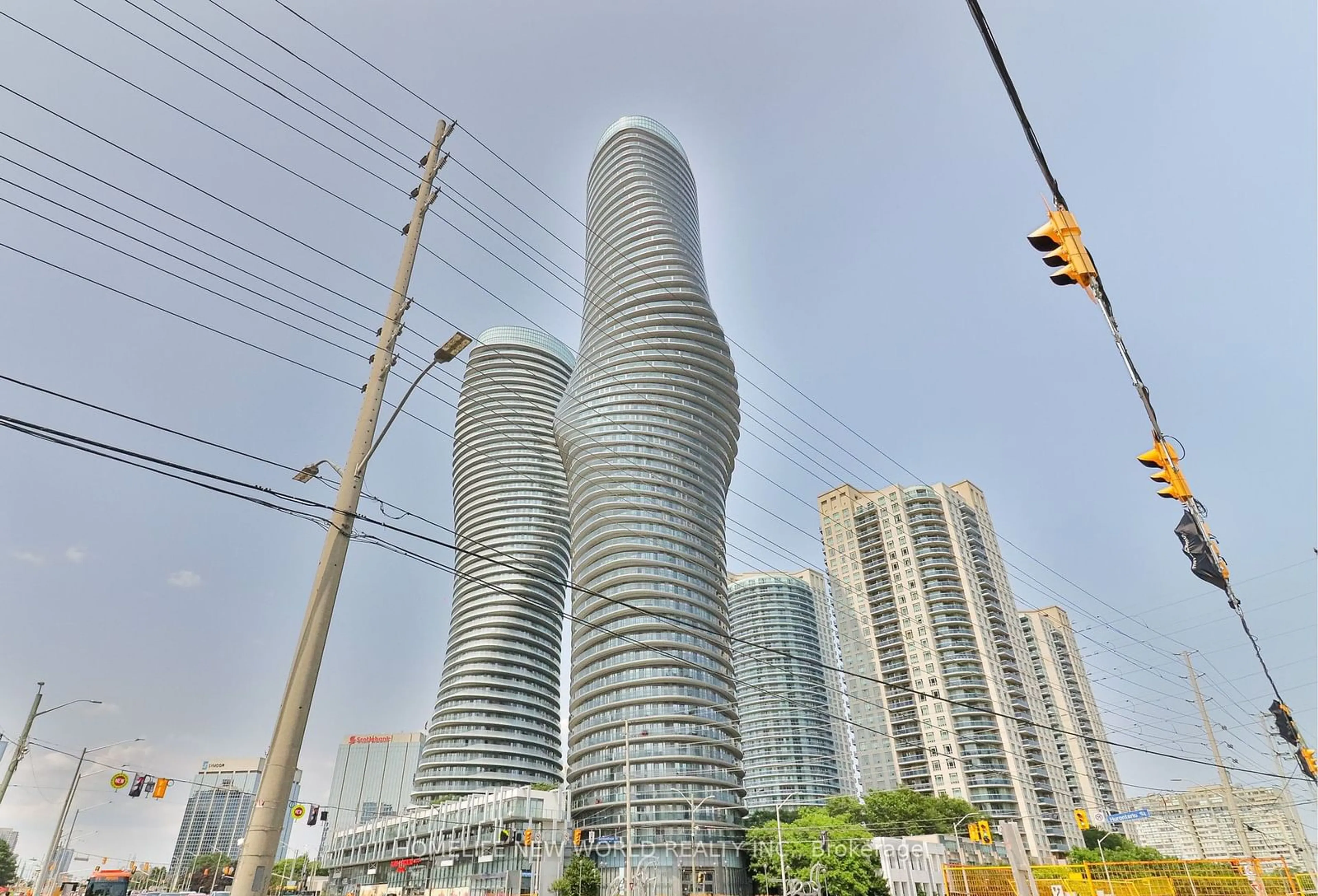 A pic from exterior of the house or condo for 60 Absolute Ave #4707, Mississauga Ontario L4Z 0A9