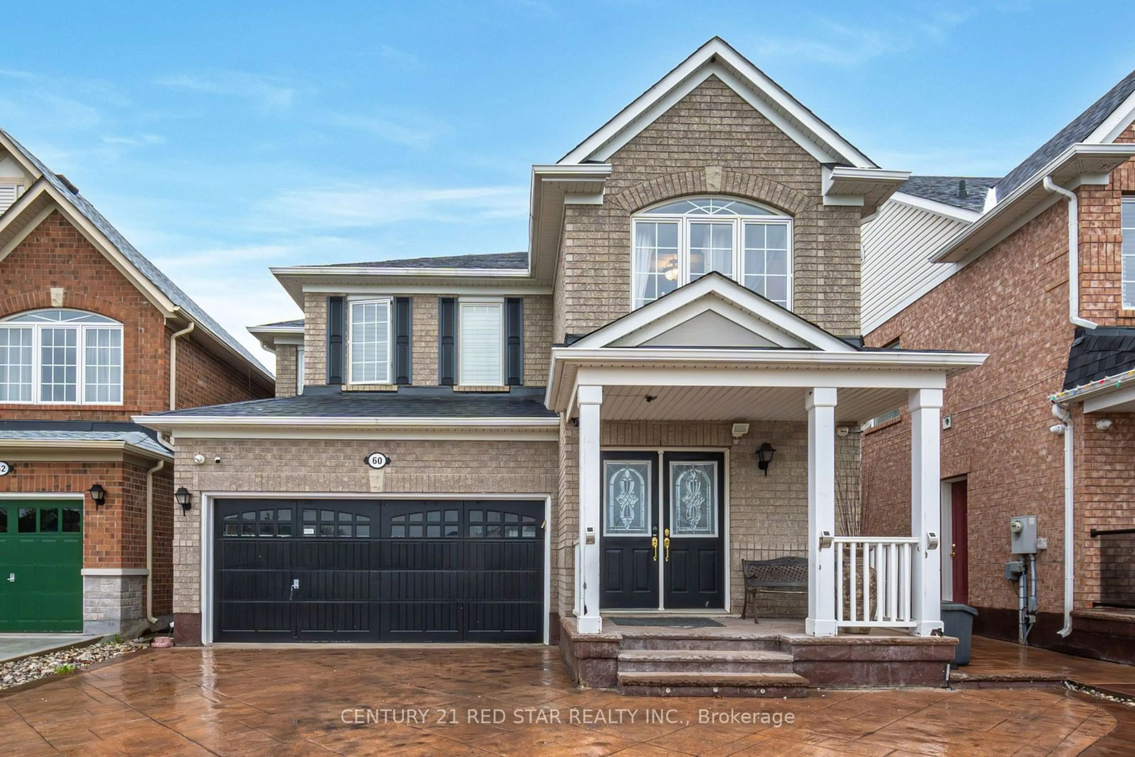 Home with brick exterior material for 60 Horizon St, Brampton Ontario L6P 2J1