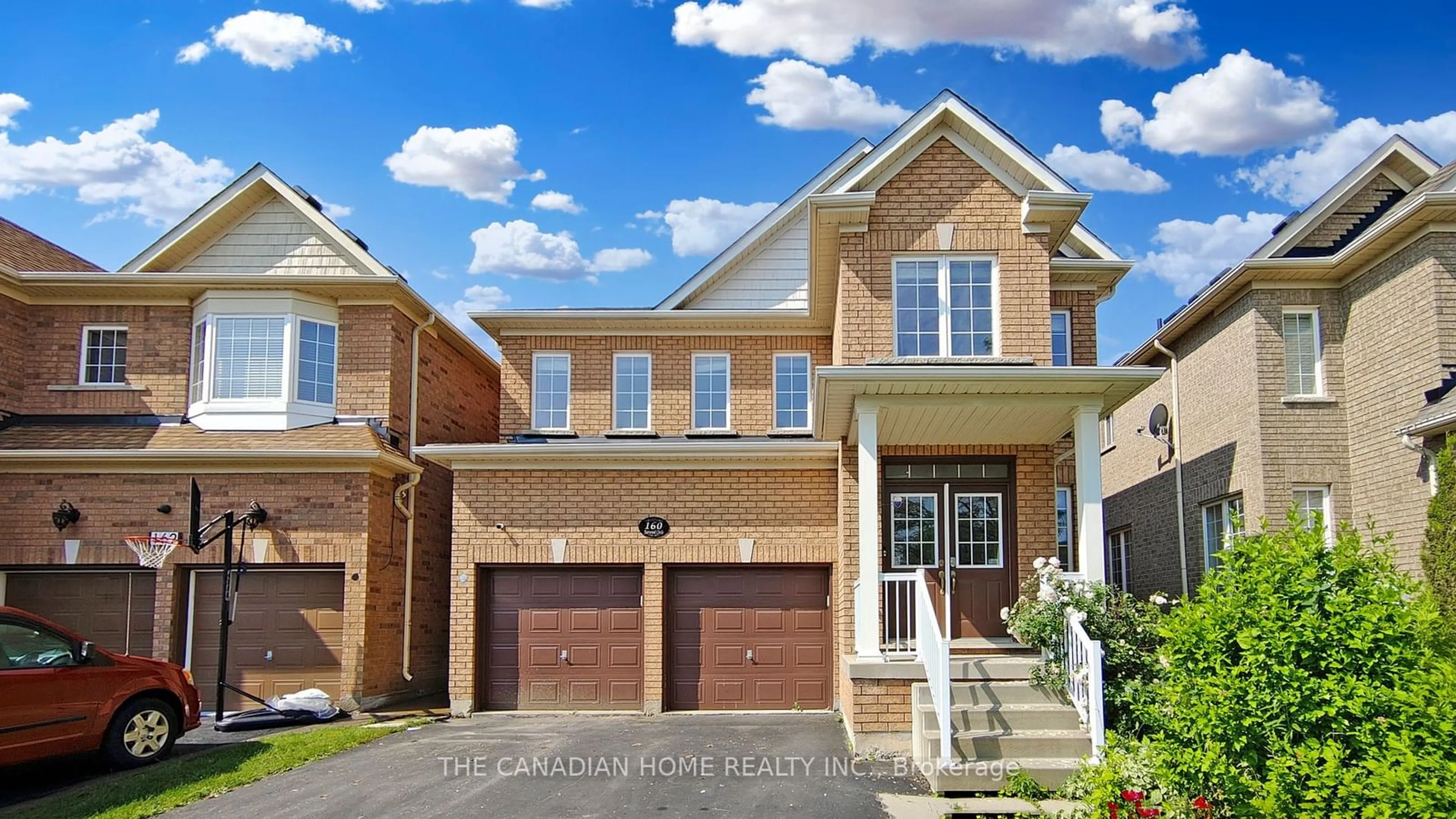 Home with brick exterior material for 160 Fairwood Circ, Brampton Ontario L6R 0X3
