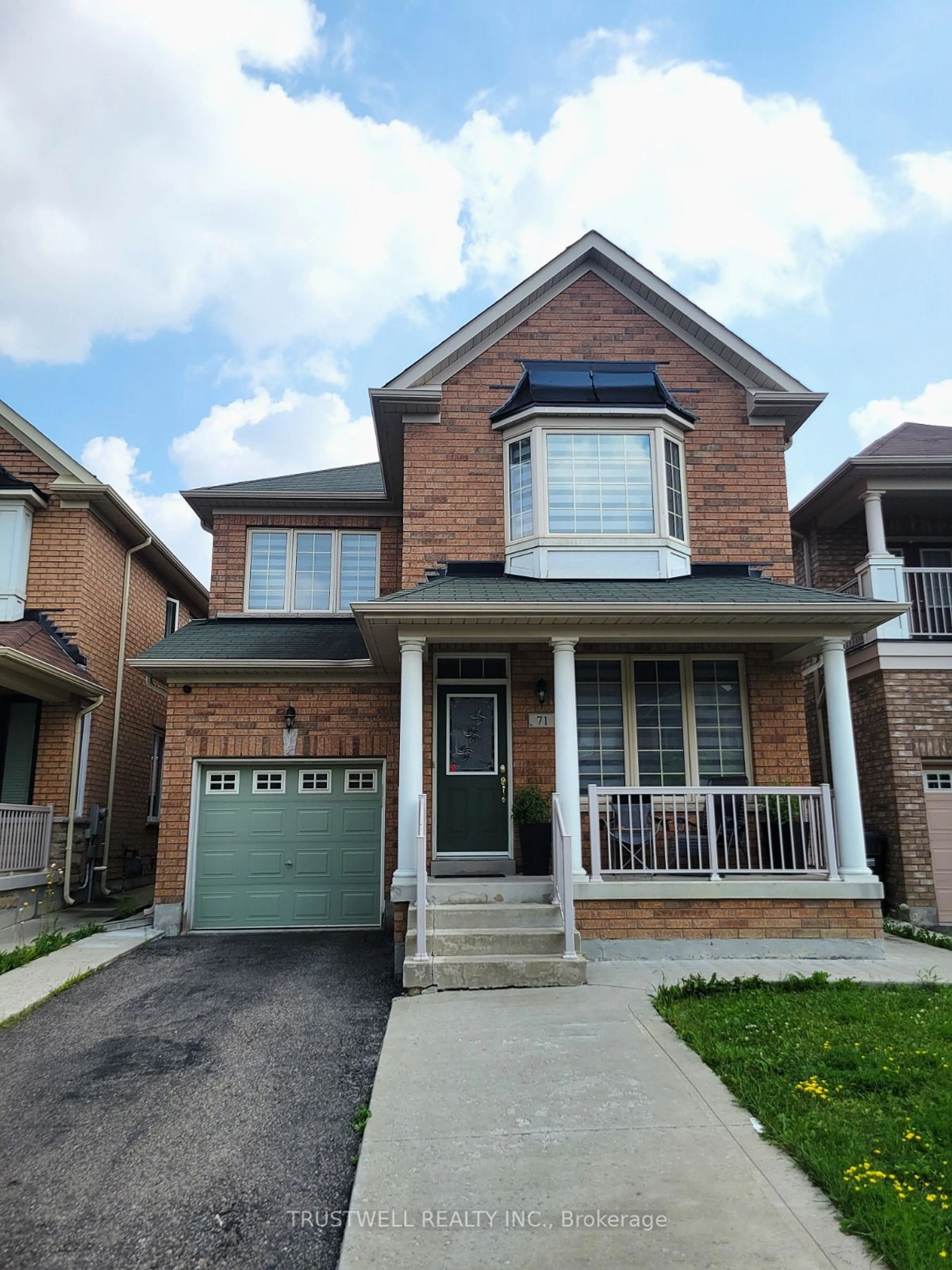 Home with brick exterior material for 71 Tomabrook Cres, Brampton Ontario L6R 0V5