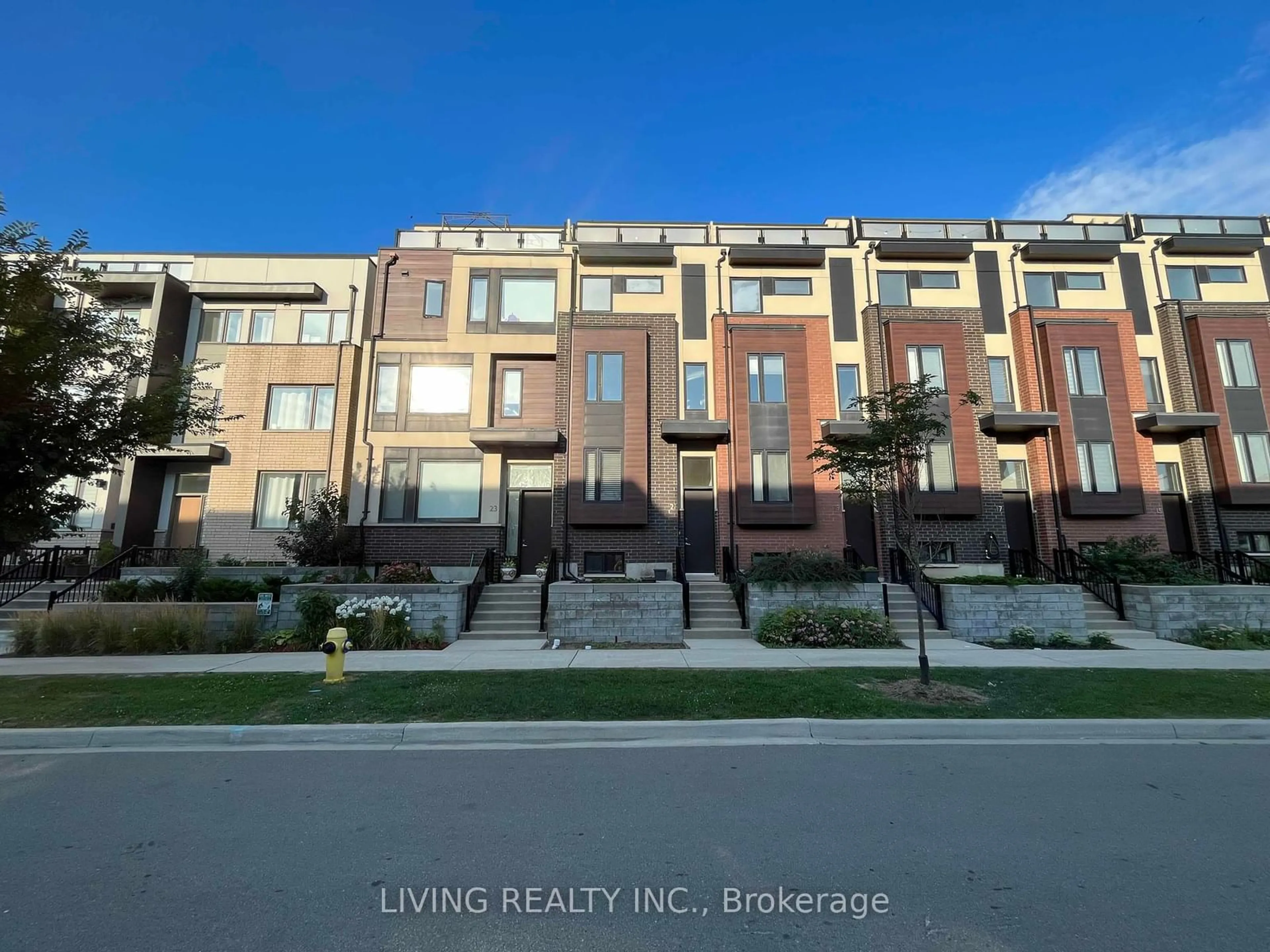A pic from exterior of the house or condo for 21 Caroline Carpenter Grve, Toronto Ontario M3K 0B1