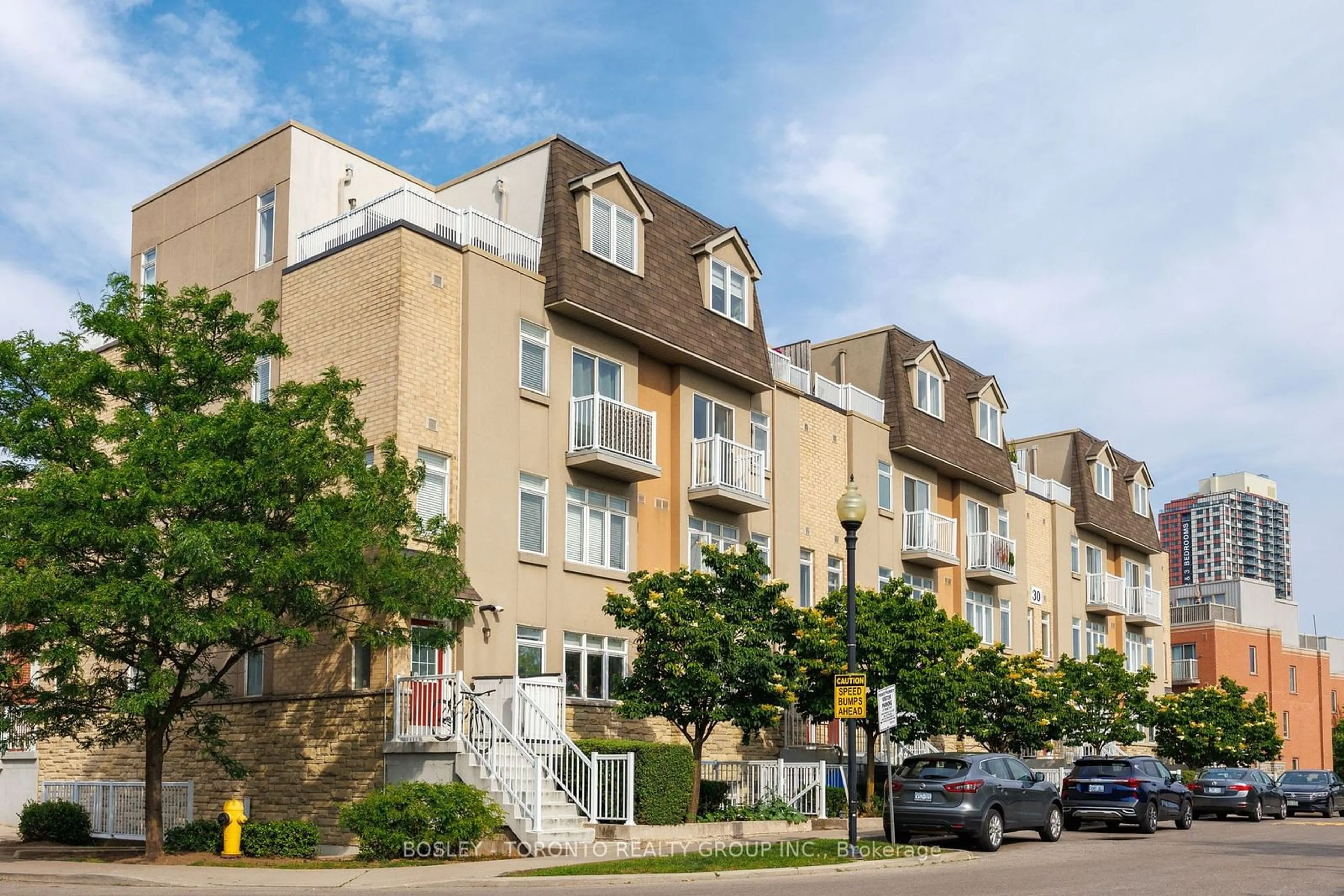 A pic from exterior of the house or condo for 30 Turntable Cres #48, Toronto Ontario M6H 4K9