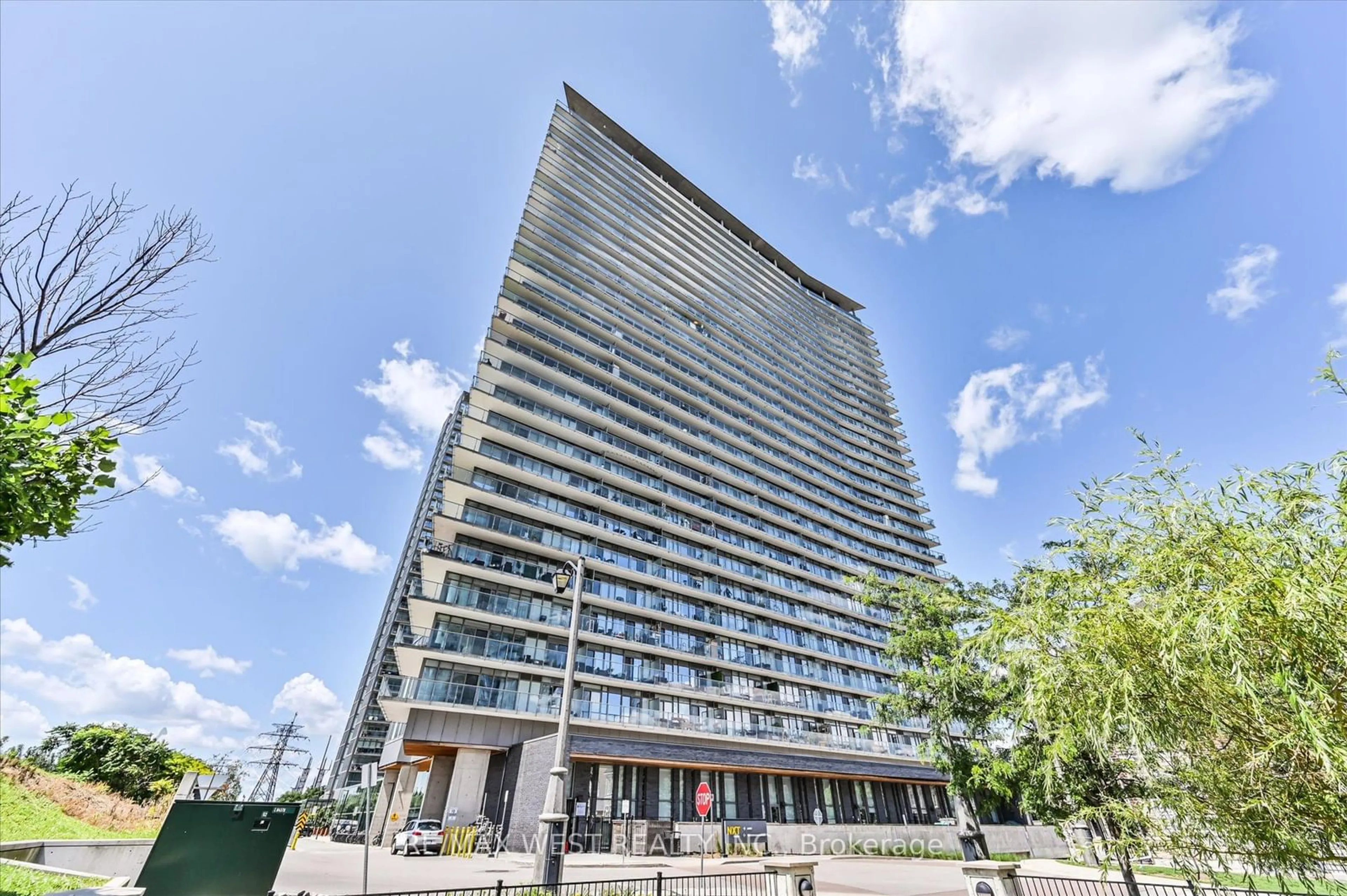 A pic from exterior of the house or condo, the front or back of building for 103 The Queensway Ave #2113, Toronto Ontario M6S 5B3