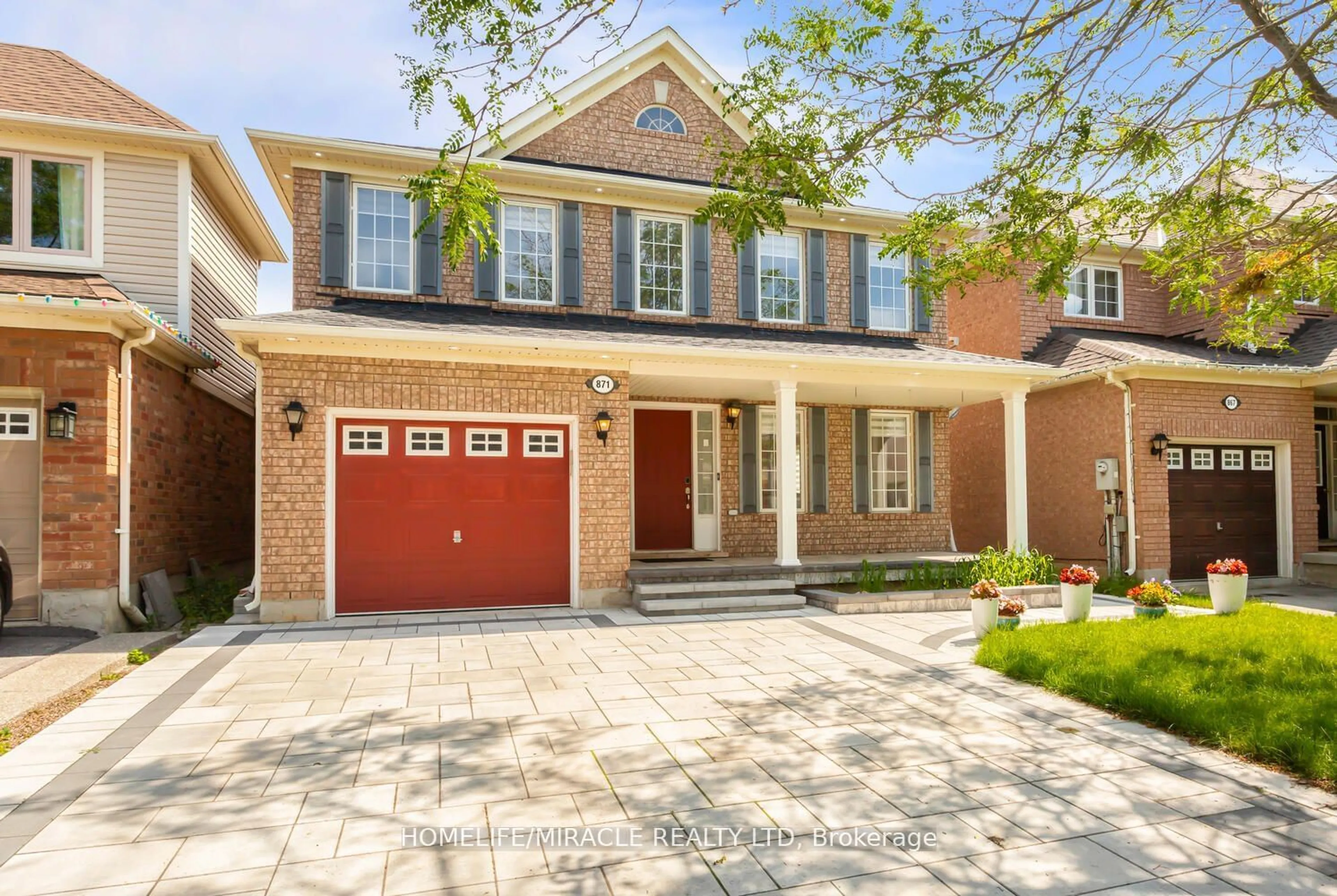 Home with brick exterior material for 871 Mcduffe Cres, Milton Ontario L9T 6M8