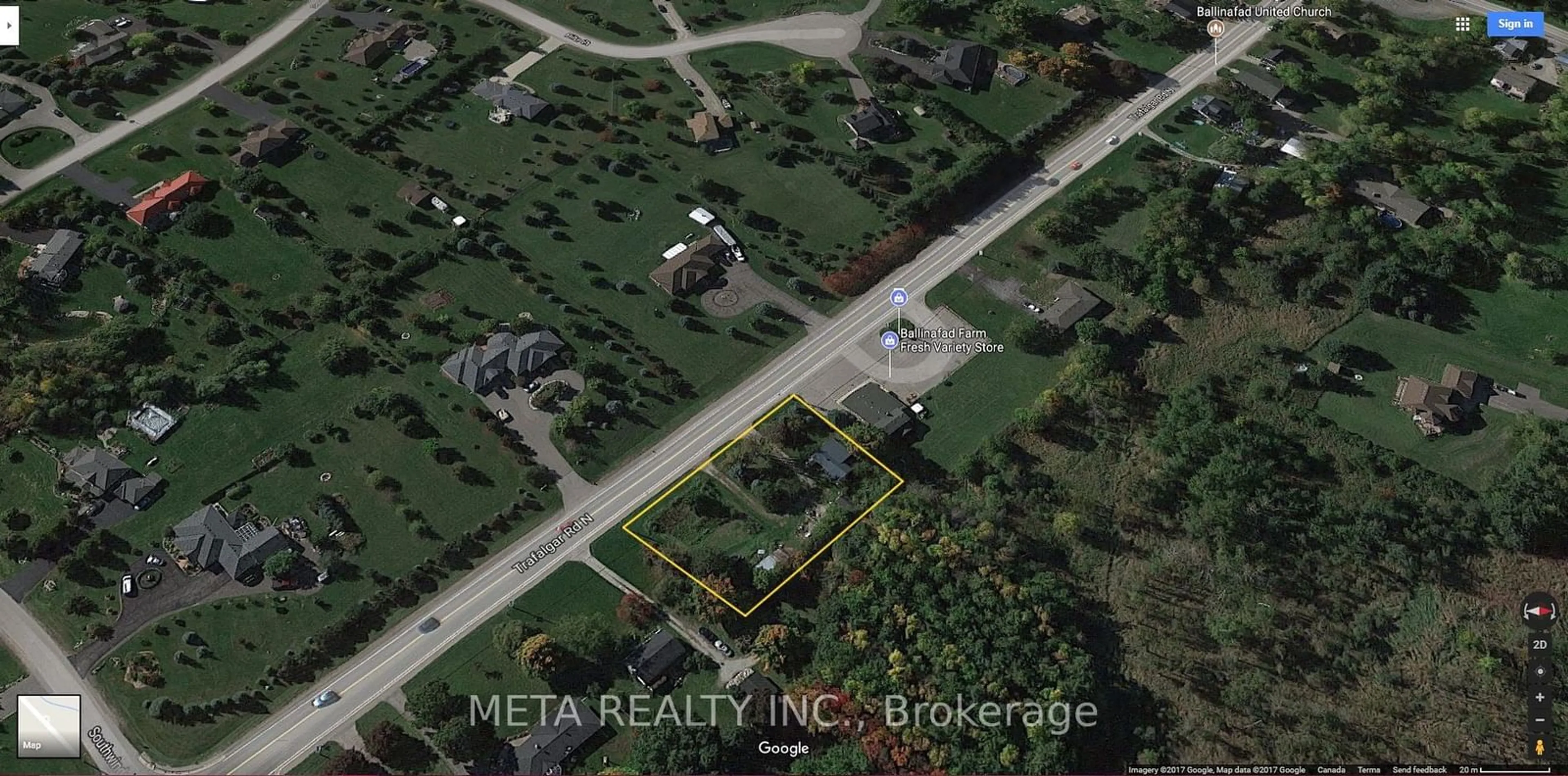 Street view for 14293 Trafalgar Rd, Halton Hills Ontario L7G 4S4