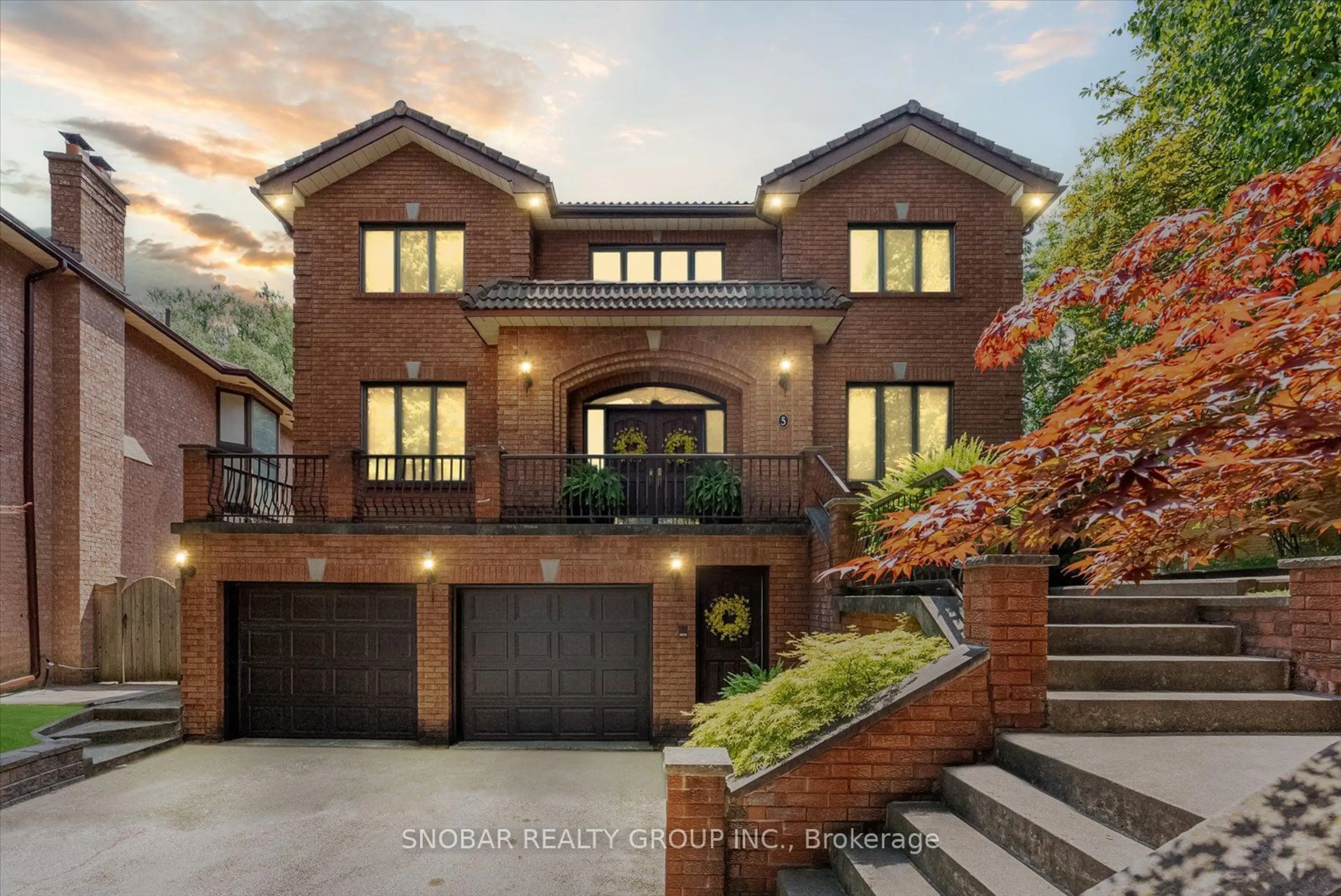 Home with brick exterior material for 5 Weston Wood Rd, Toronto Ontario M9P 1R7