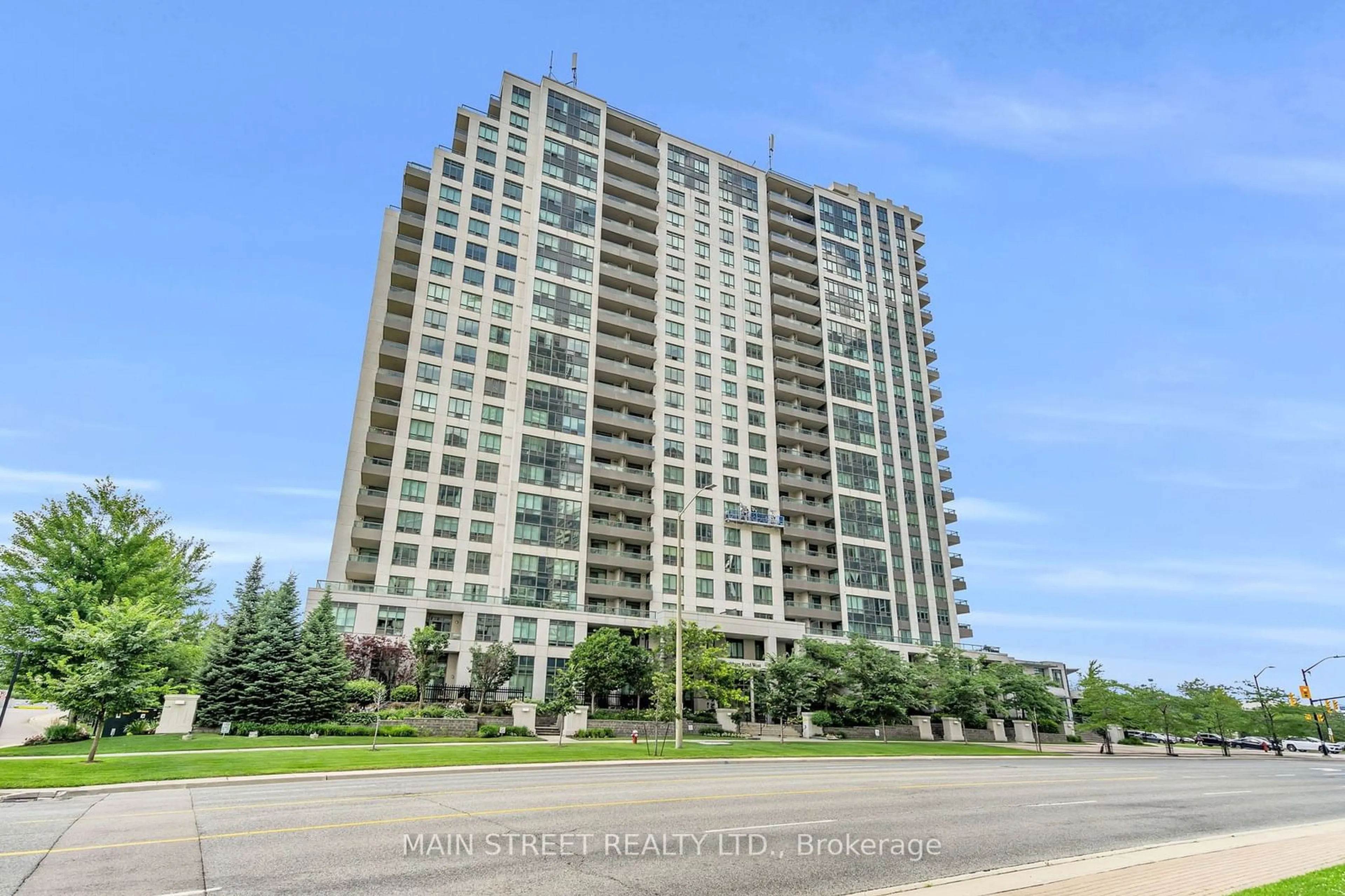 A pic from exterior of the house or condo for 335 Rathburn Rd #2003, Mississauga Ontario L5B 0C8