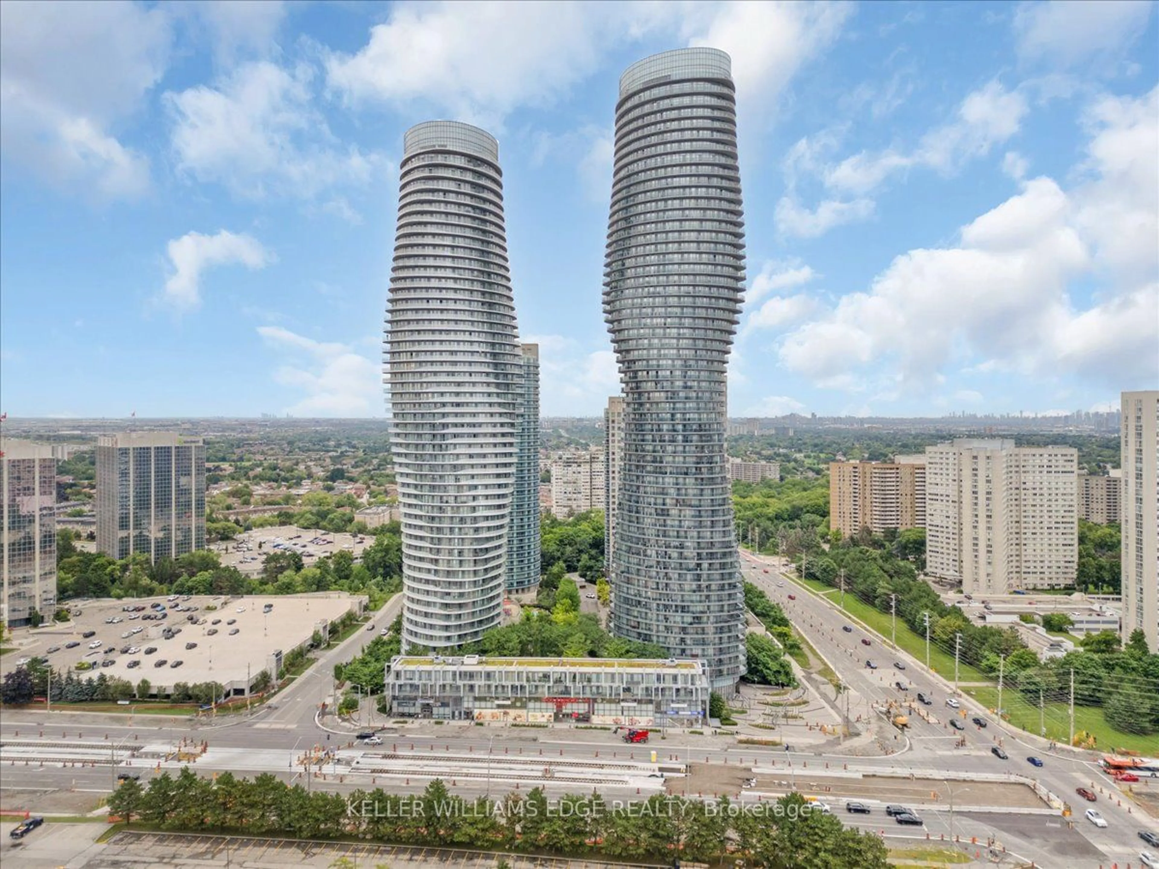 A pic from exterior of the house or condo for 50 Absolute Ave #1305, Mississauga Ontario L4Z 0A8