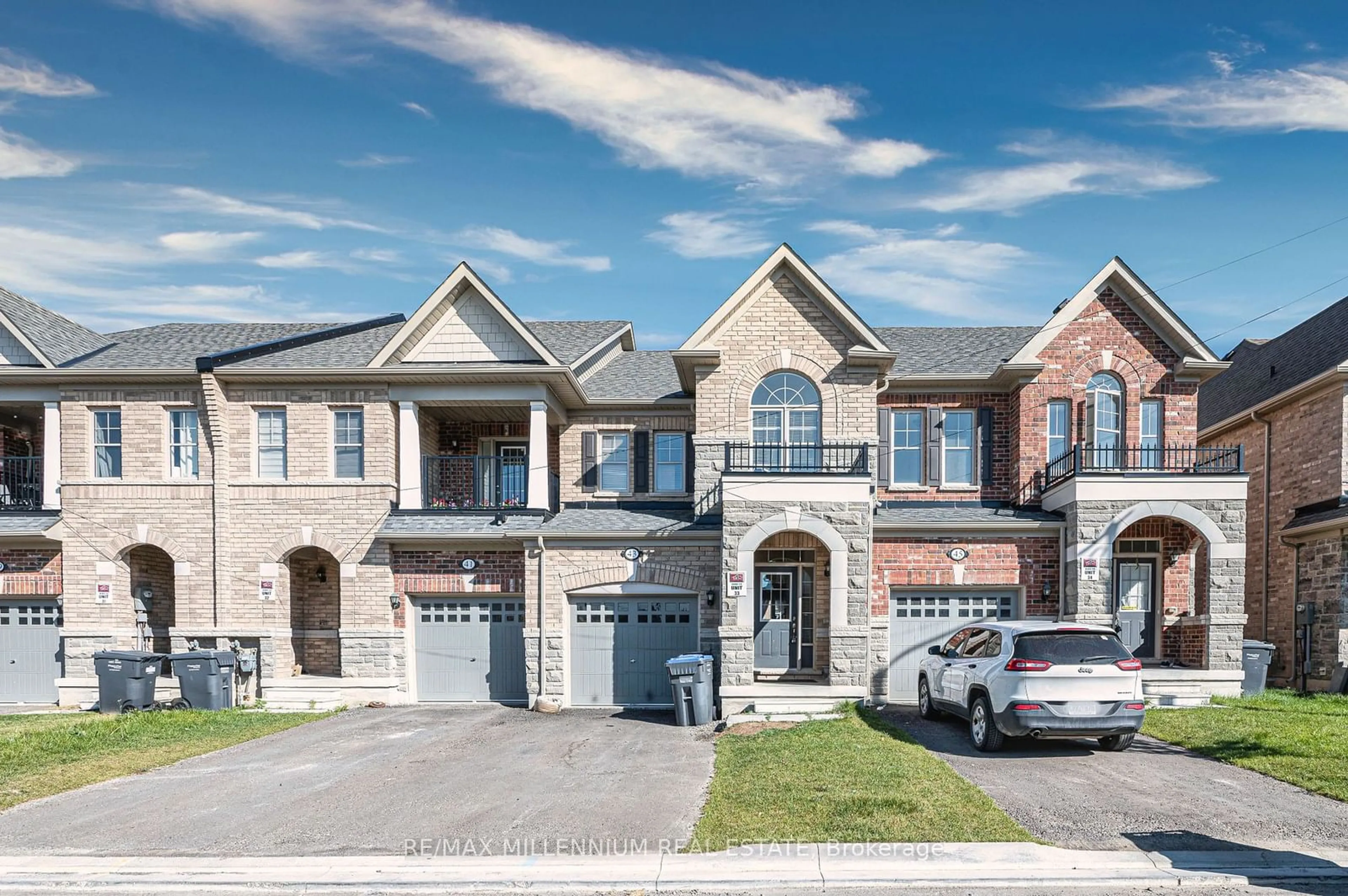 Home with brick exterior material for 43 donald stewart Rd, Brampton Ontario L7A 5J8