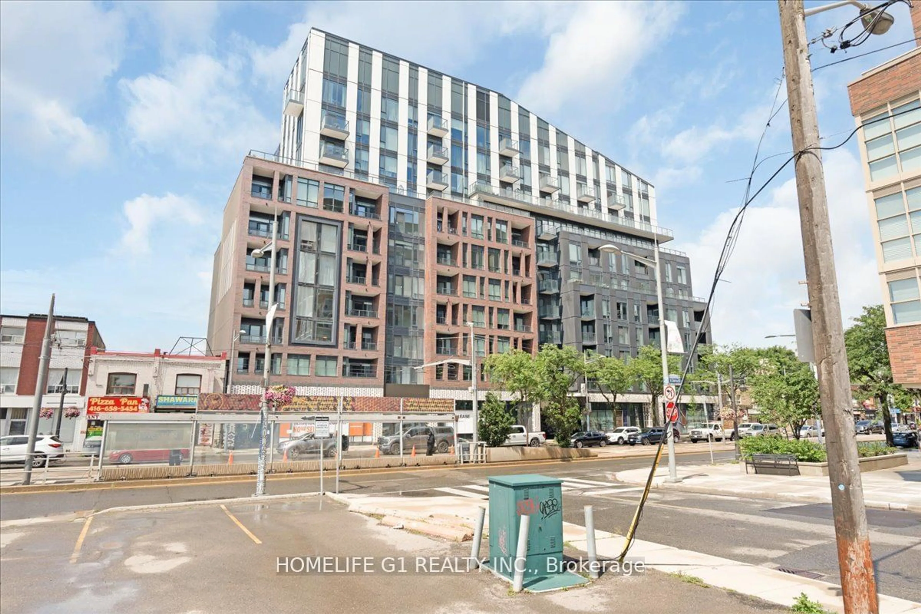 A pic from exterior of the house or condo for 1808 St. Clair Ave #804, Toronto Ontario M6N 1J5