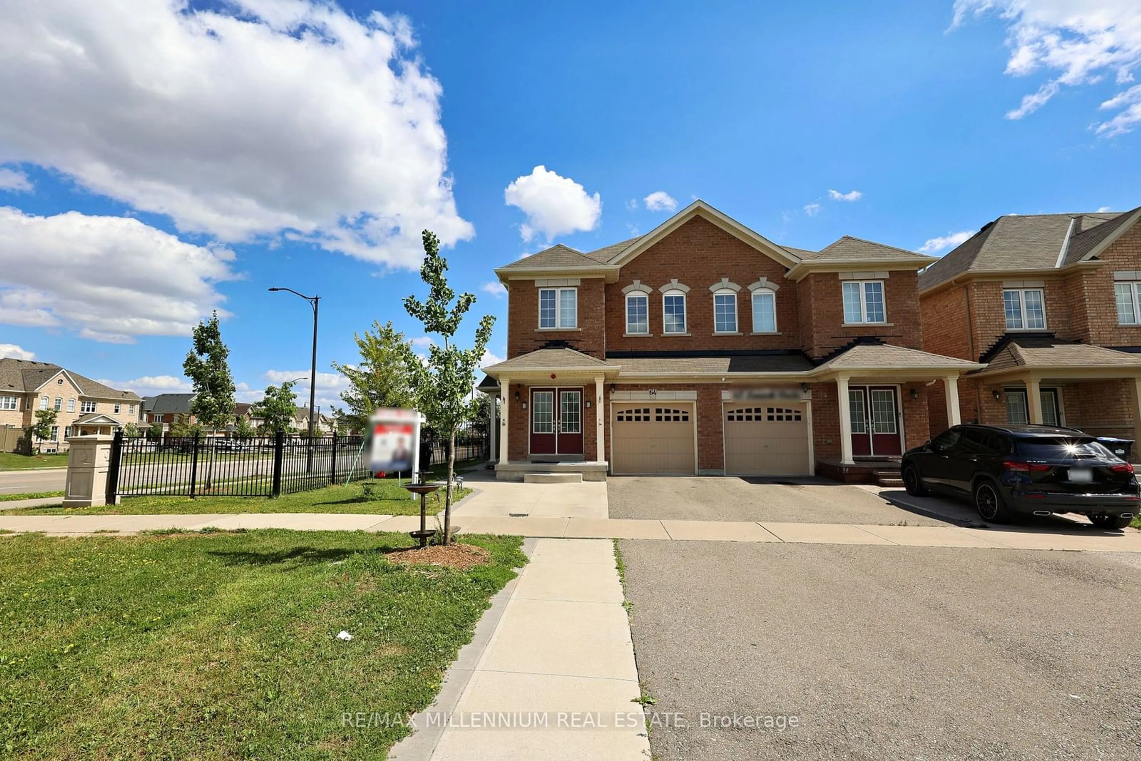 A pic from exterior of the house or condo, the street view for 64 LANARK Circ, Brampton Ontario L6X 5L5