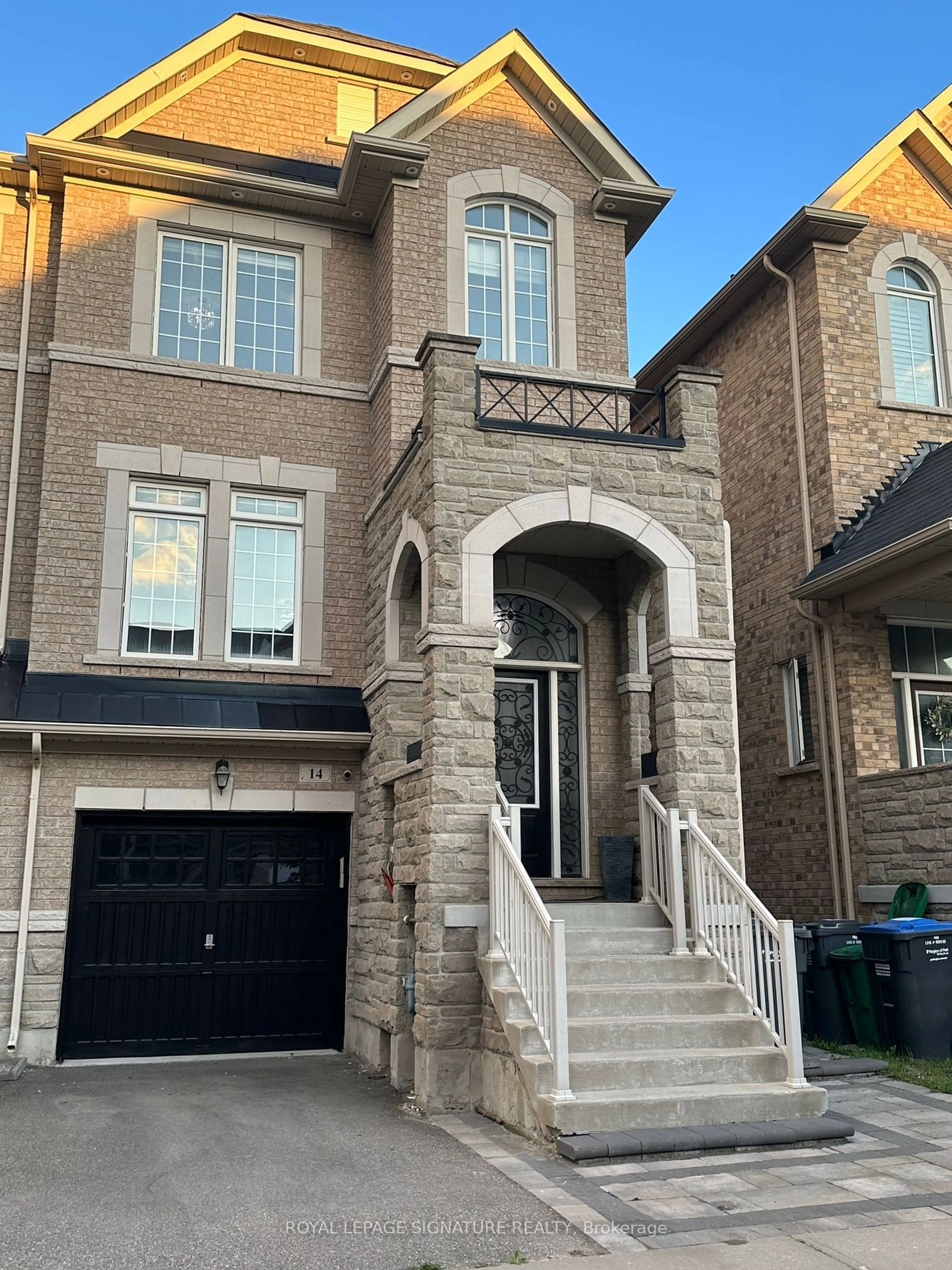 Home with brick exterior material for 14 Rockman Cres, Brampton Ontario L7A 0B5