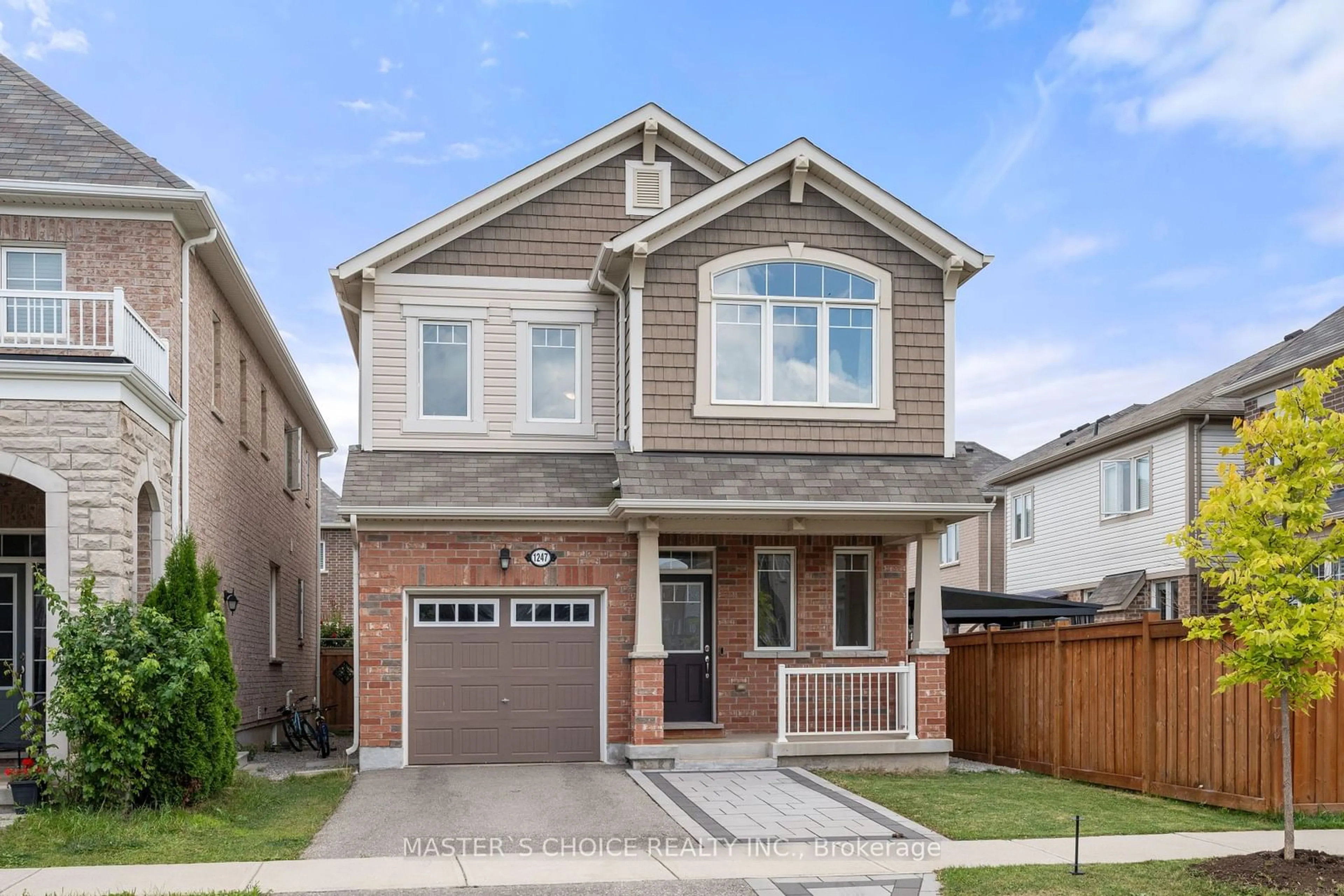 Home with brick exterior material for 1247 Mceachern Crt, Milton Ontario L9E 1E4