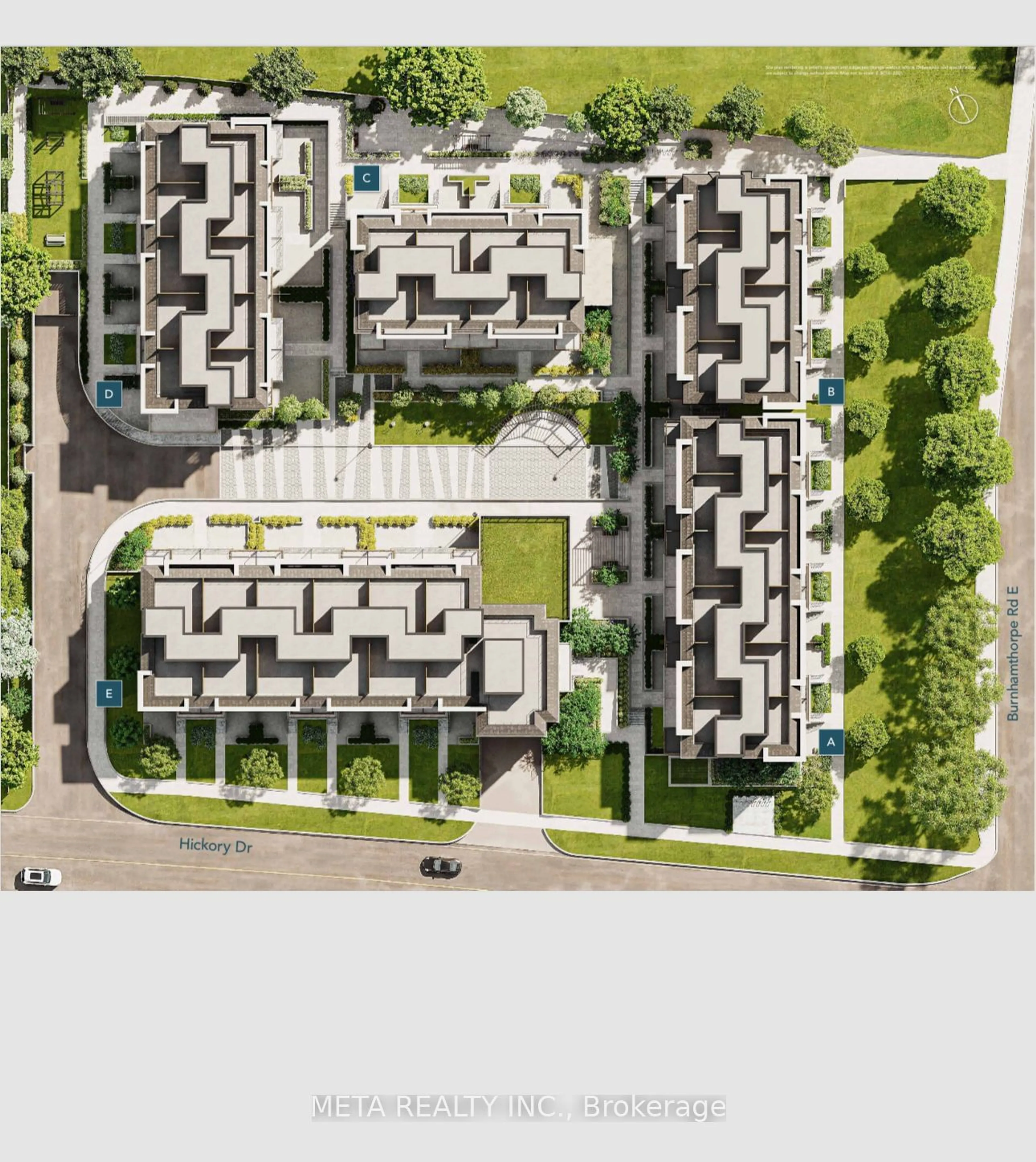 Floor plan for 4025 Hickory Dr #11, Mississauga Ontario L4W 1L1