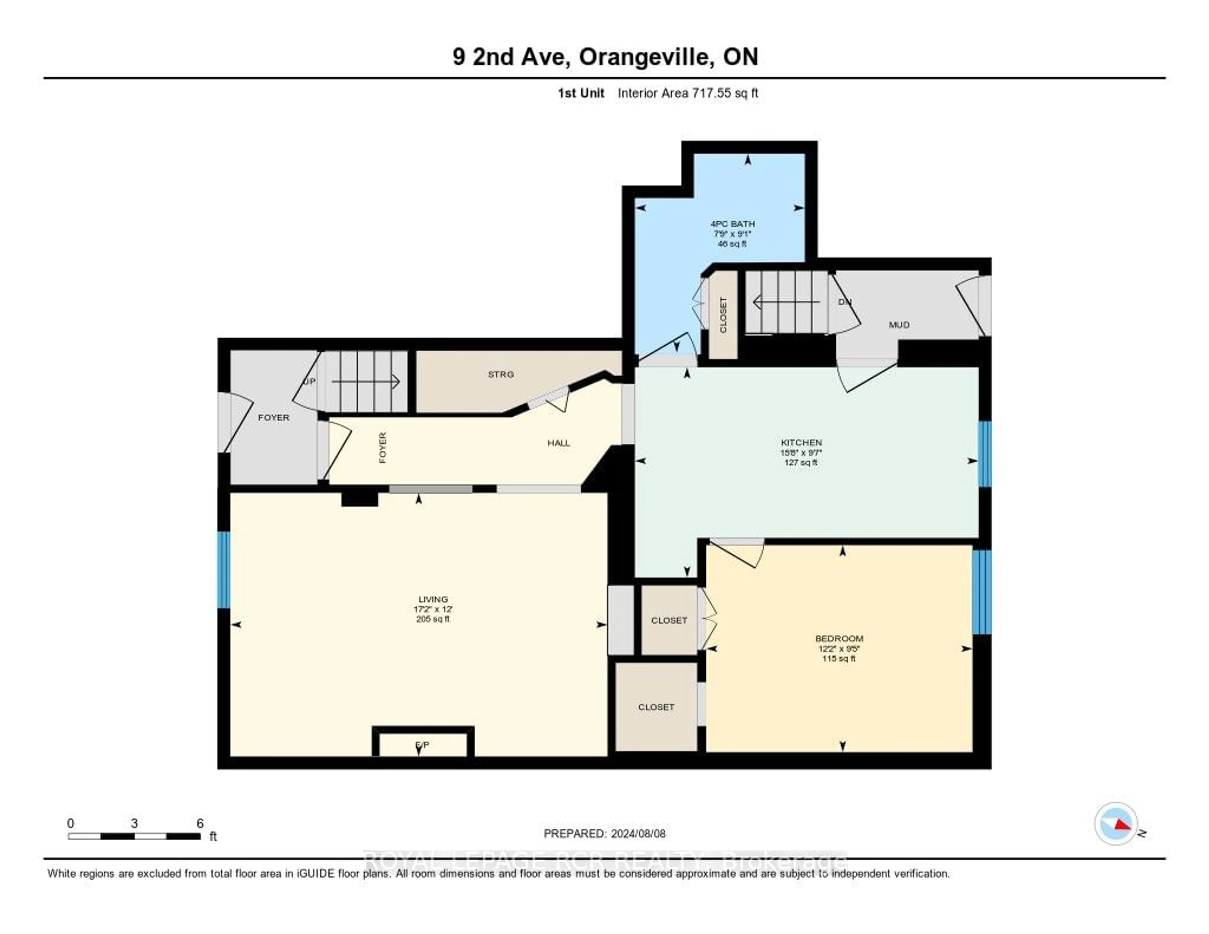 Floor plan for 9 Second Ave, Orangeville Ontario L9W 1H4