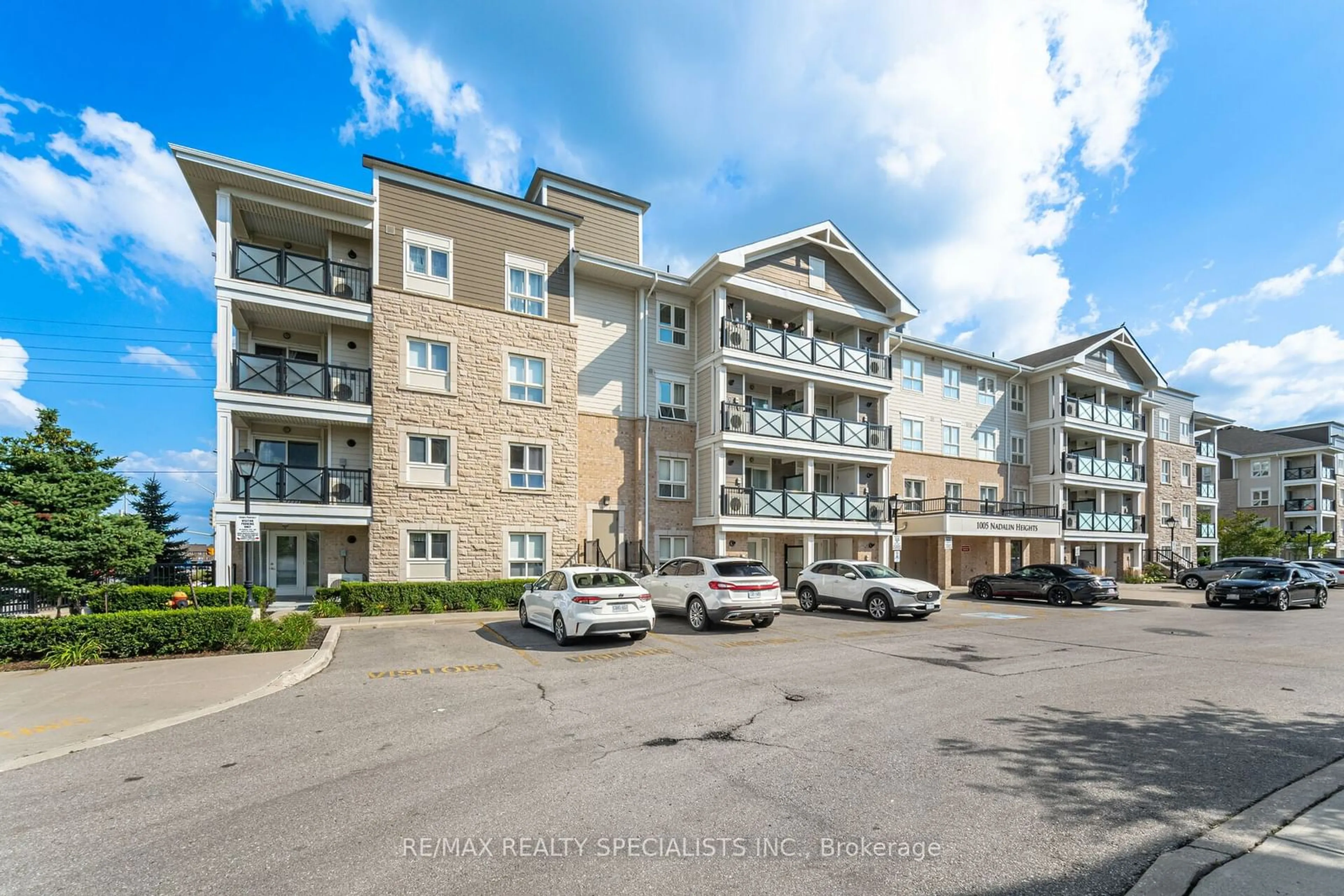 A pic from exterior of the house or condo for 1005 Nadalin Heights #411, Milton Ontario L9T 8R4