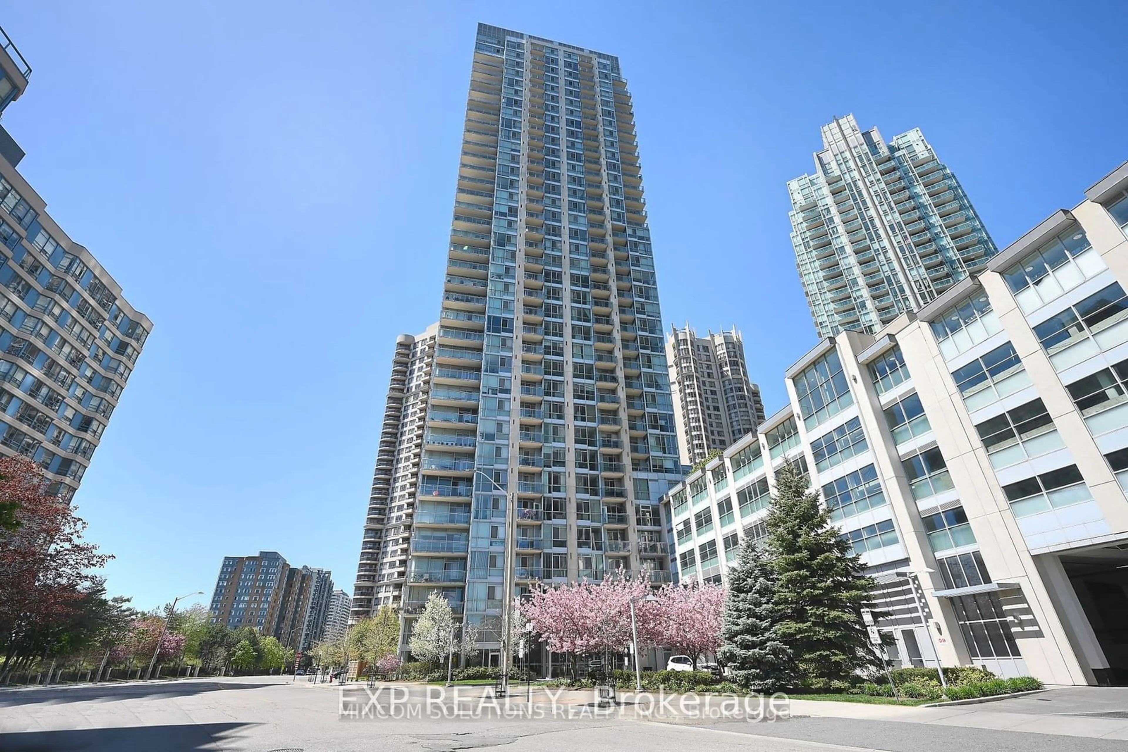 A pic from exterior of the house or condo for 225 Webb Dr #1206, Mississauga Ontario L5B 4P2