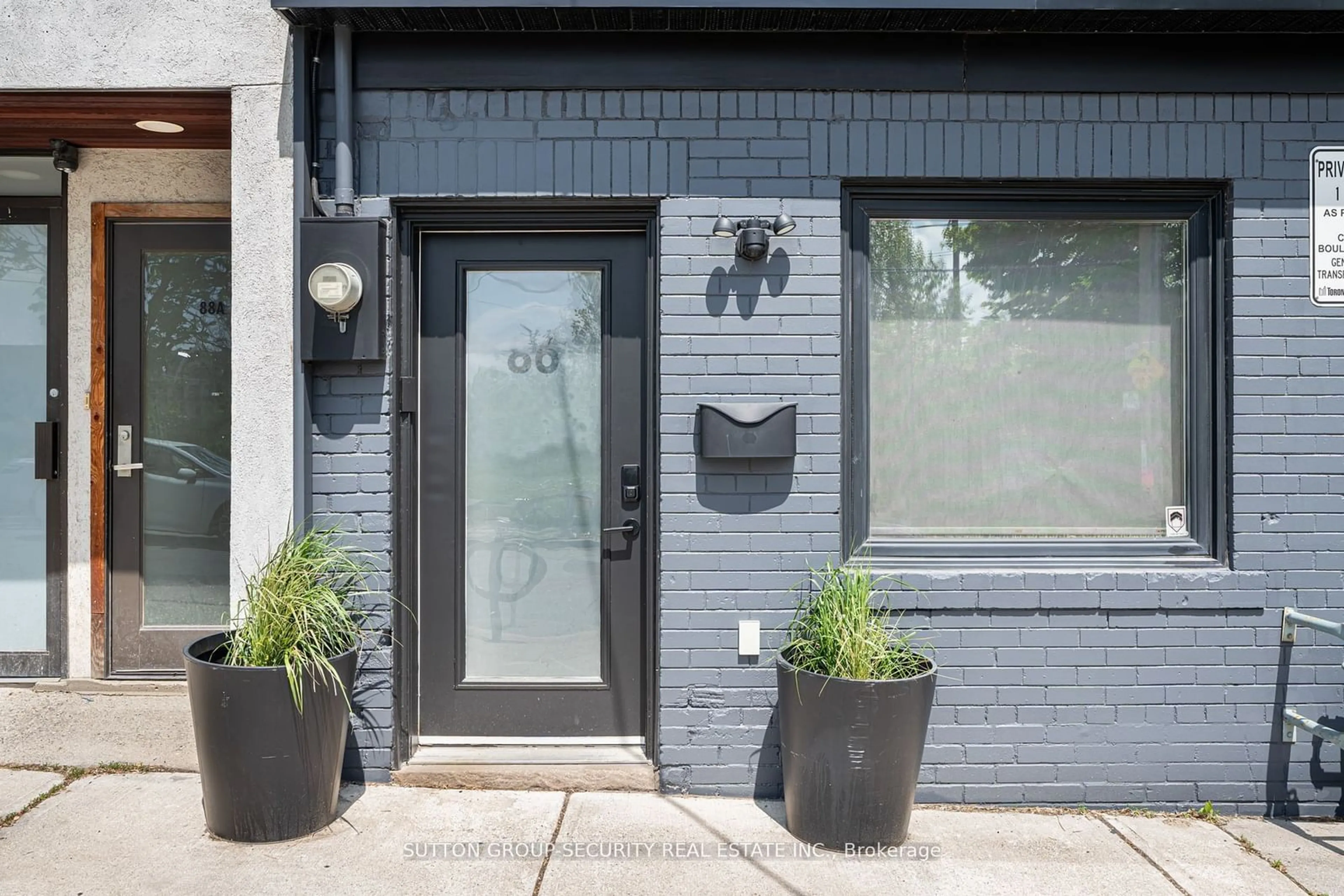 Indoor entryway, wood floors for 86 Geary Ave, Toronto Ontario M6H 2B6