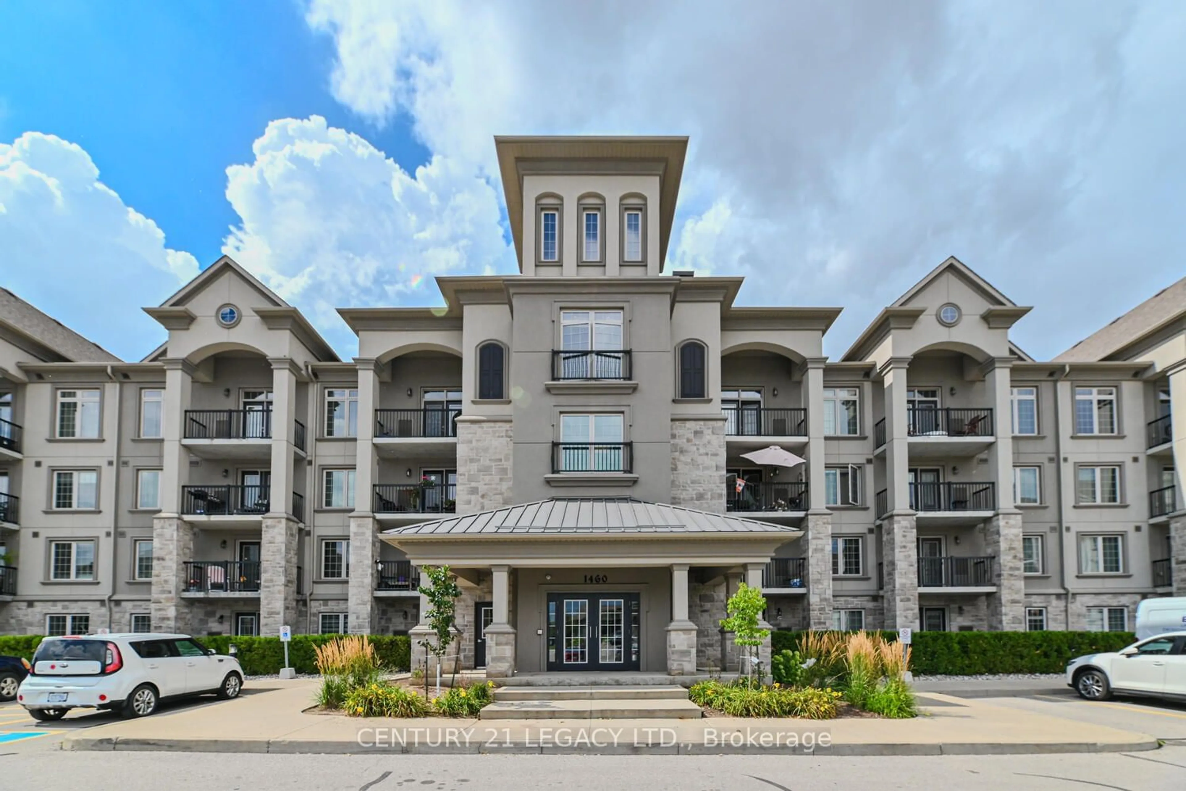 A pic from exterior of the house or condo for 1460 Main St #214, Milton Ontario L9T 8W5