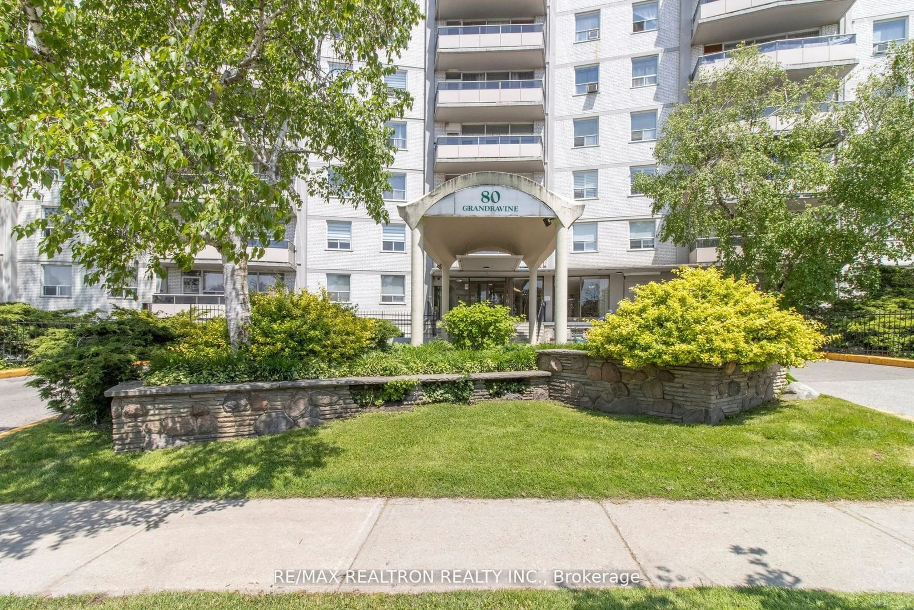 A pic from exterior of the house or condo for 80 Grandravine Dr #703, Toronto Ontario M3J 1B2