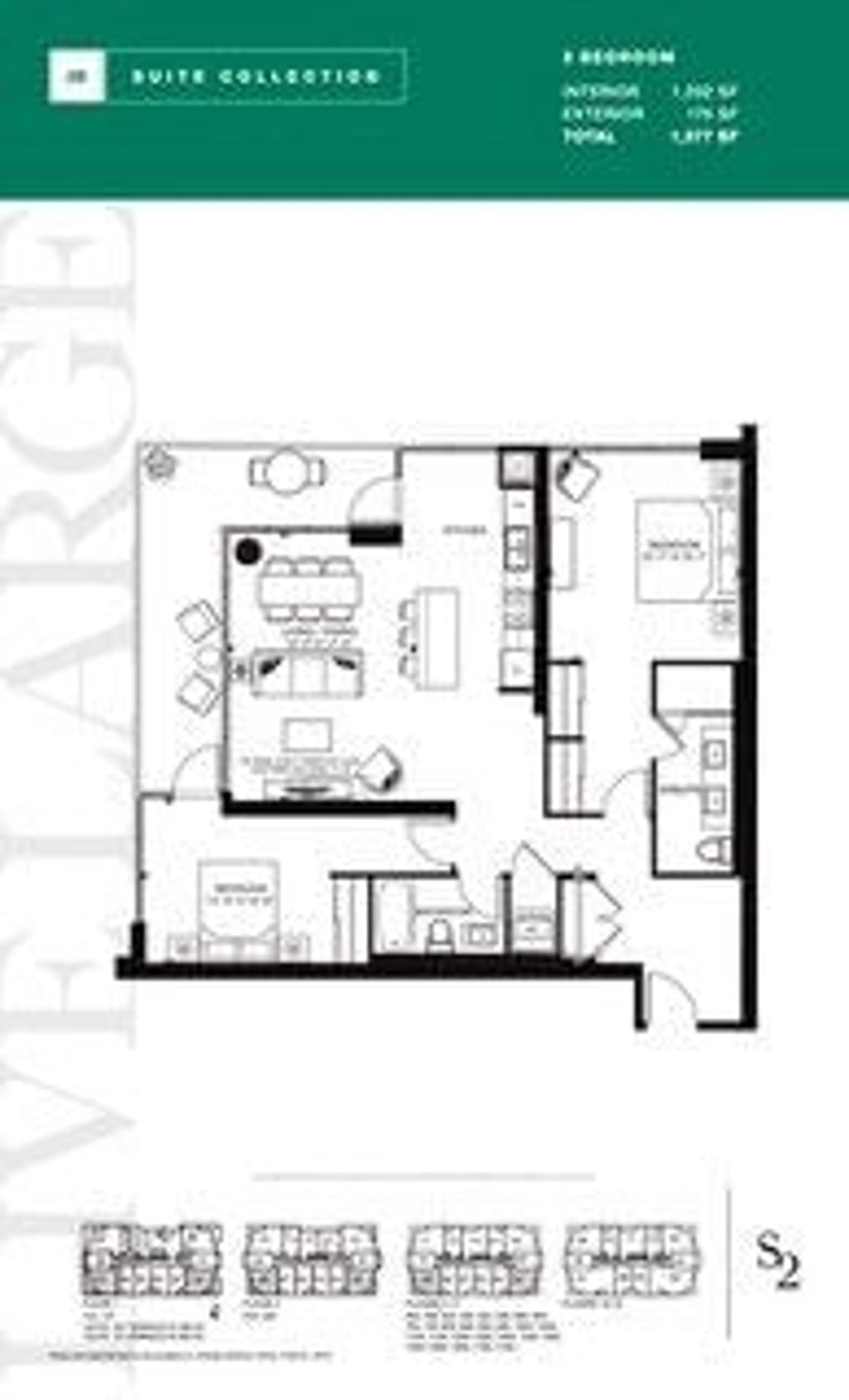 Floor plan for 1035 Southdown Rd #1709, Mississauga Ontario L5J 0A3