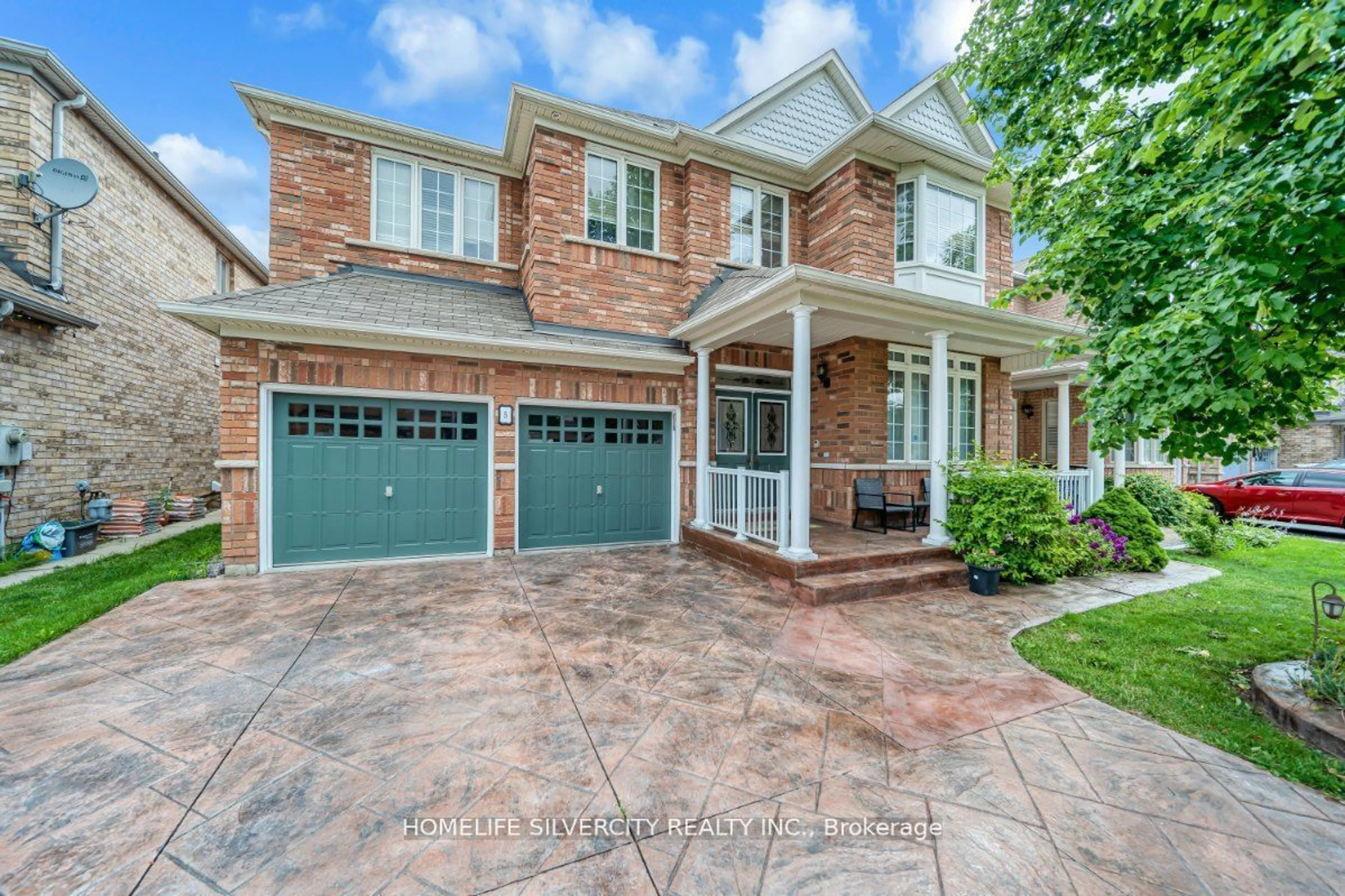 Home with brick exterior material for 5 Summershade St, Brampton Ontario L6P 2B9