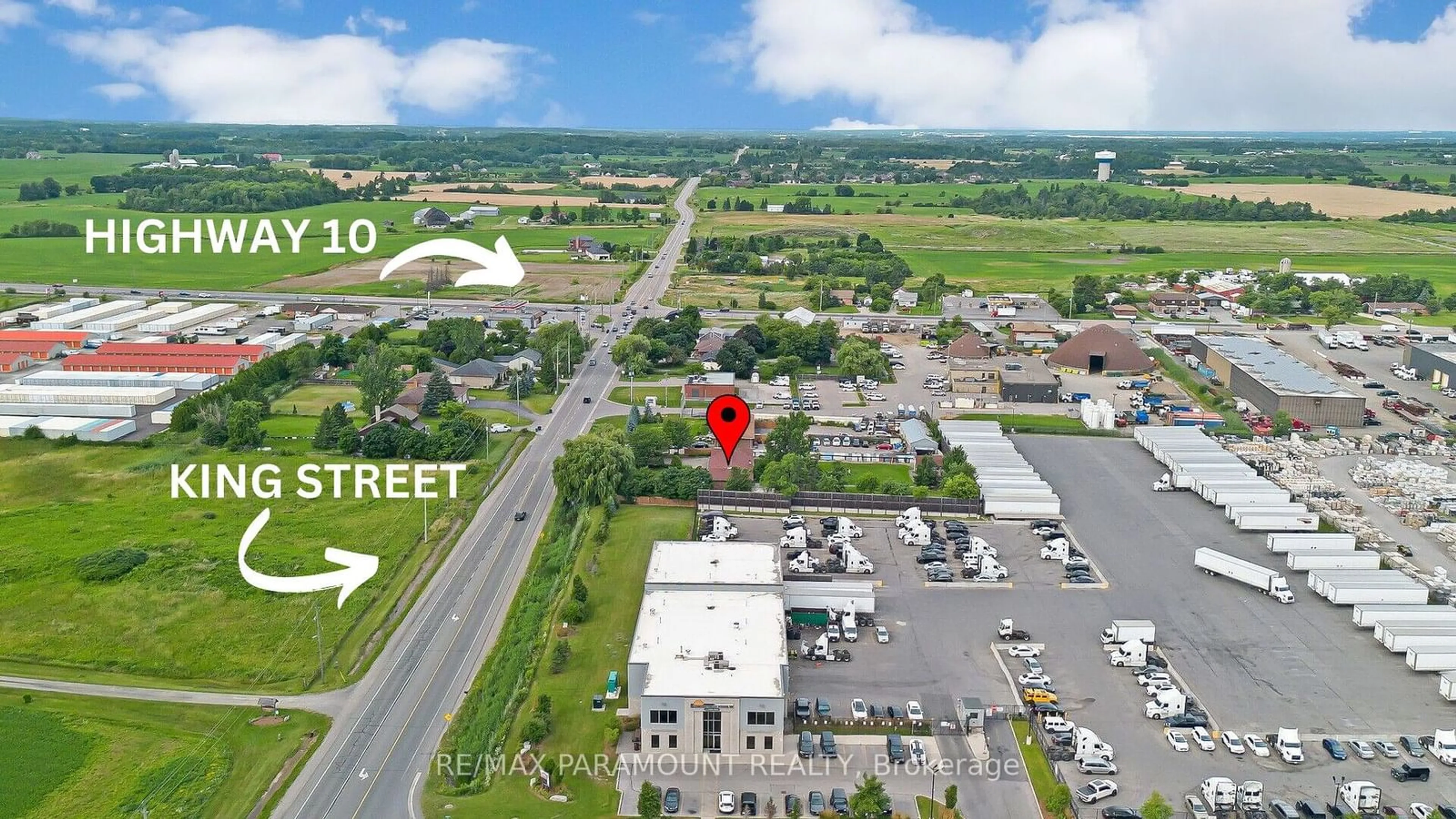 Street view for 2821 King St, Caledon Ontario L7C 0S8