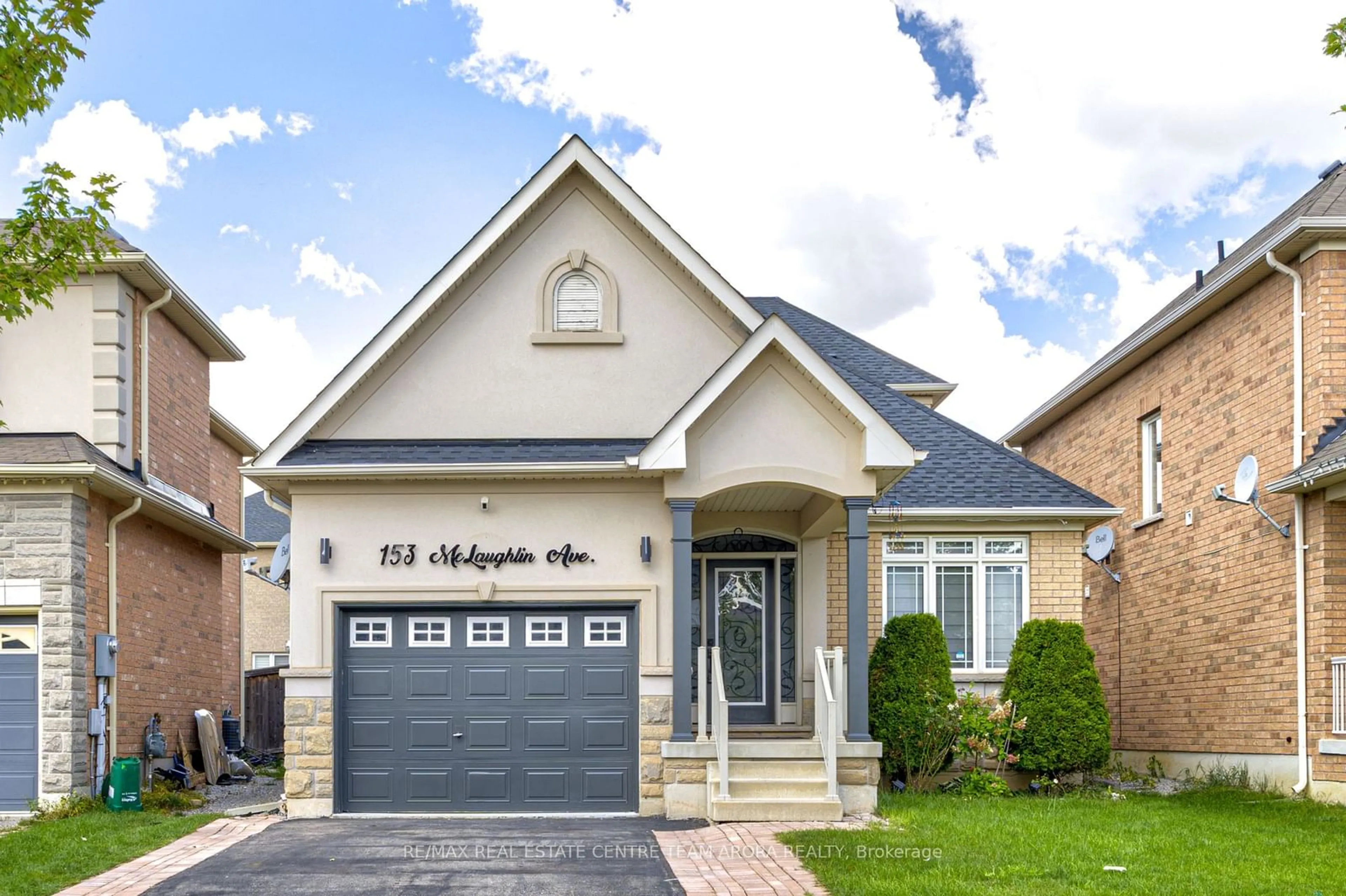 Home with brick exterior material for 153 Mclaughlin Ave, Milton Ontario L9T 7P5