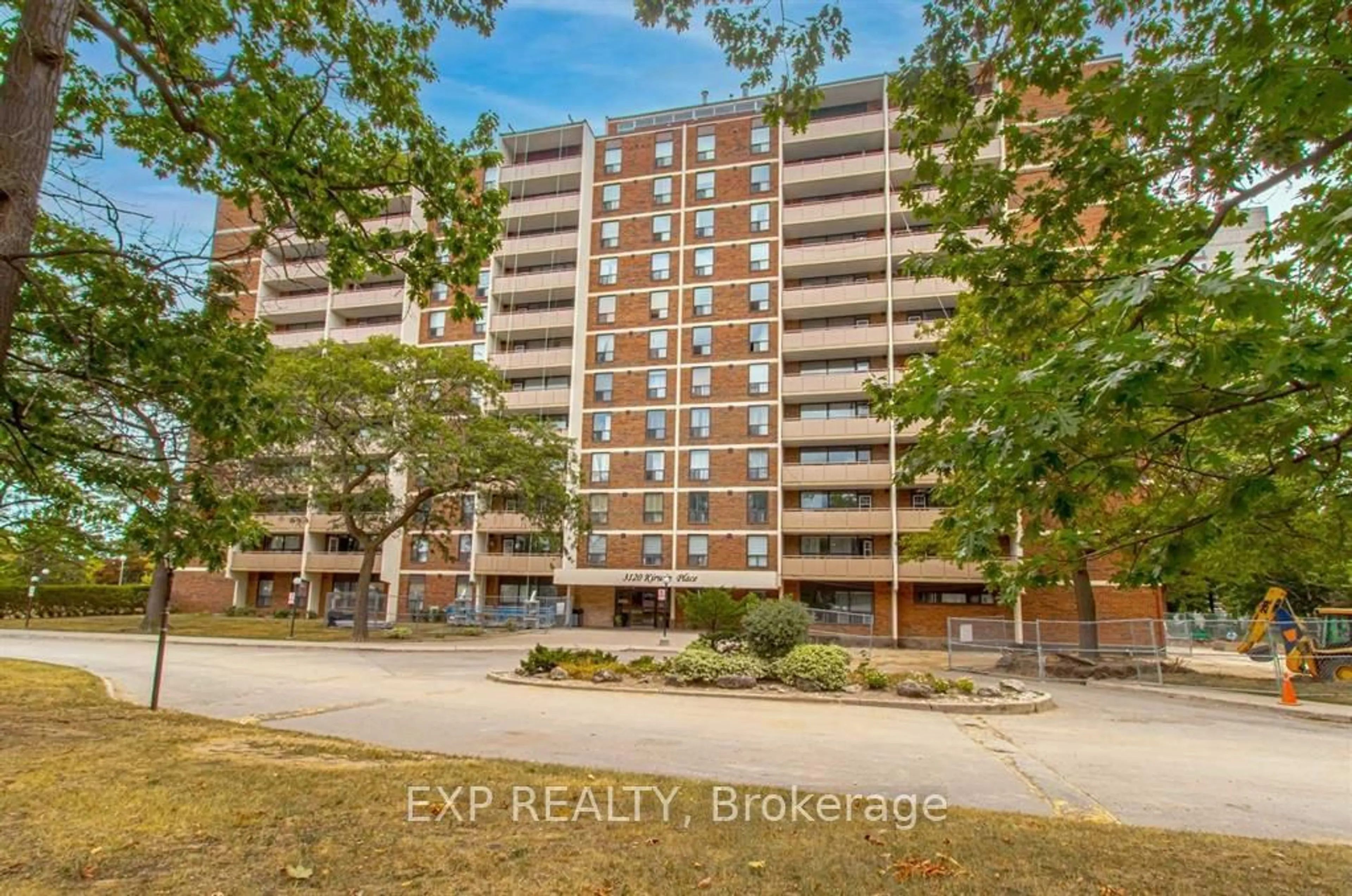 A pic from exterior of the house or condo for 3120 Kirwin Ave #407, Mississauga Ontario L5A 3R2