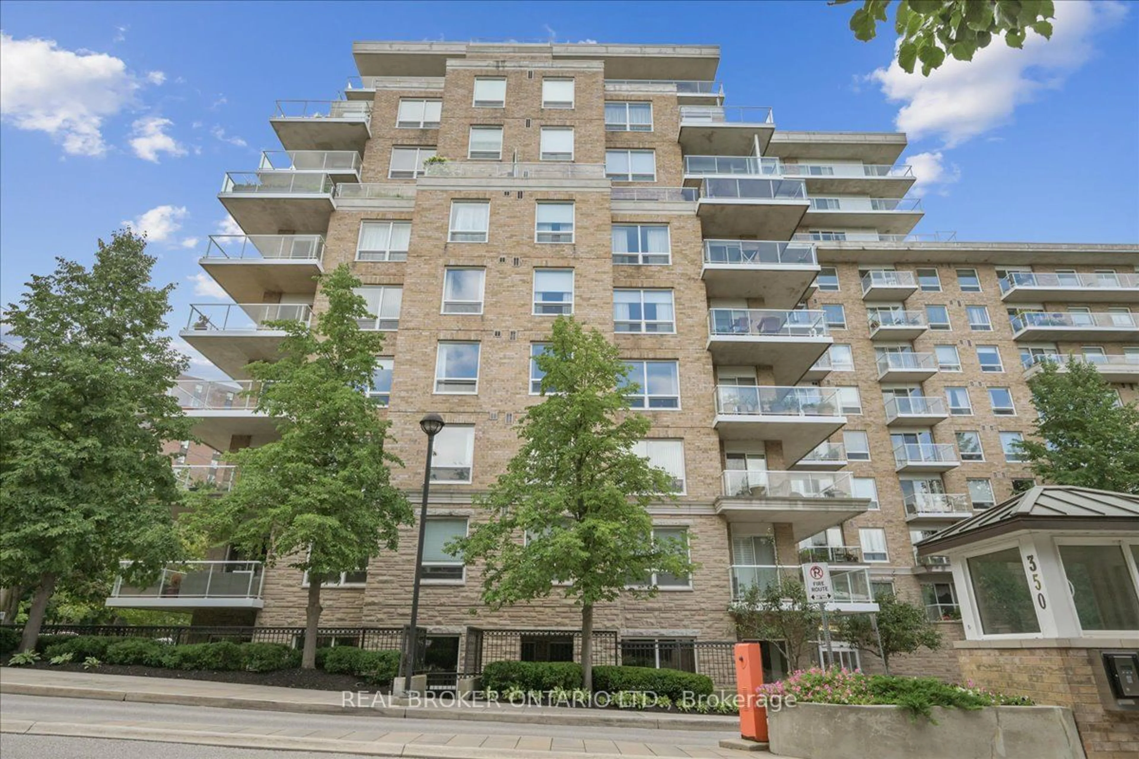 A pic from exterior of the house or condo for 350 Mill Rd #101, Toronto Ontario M9C 5R7