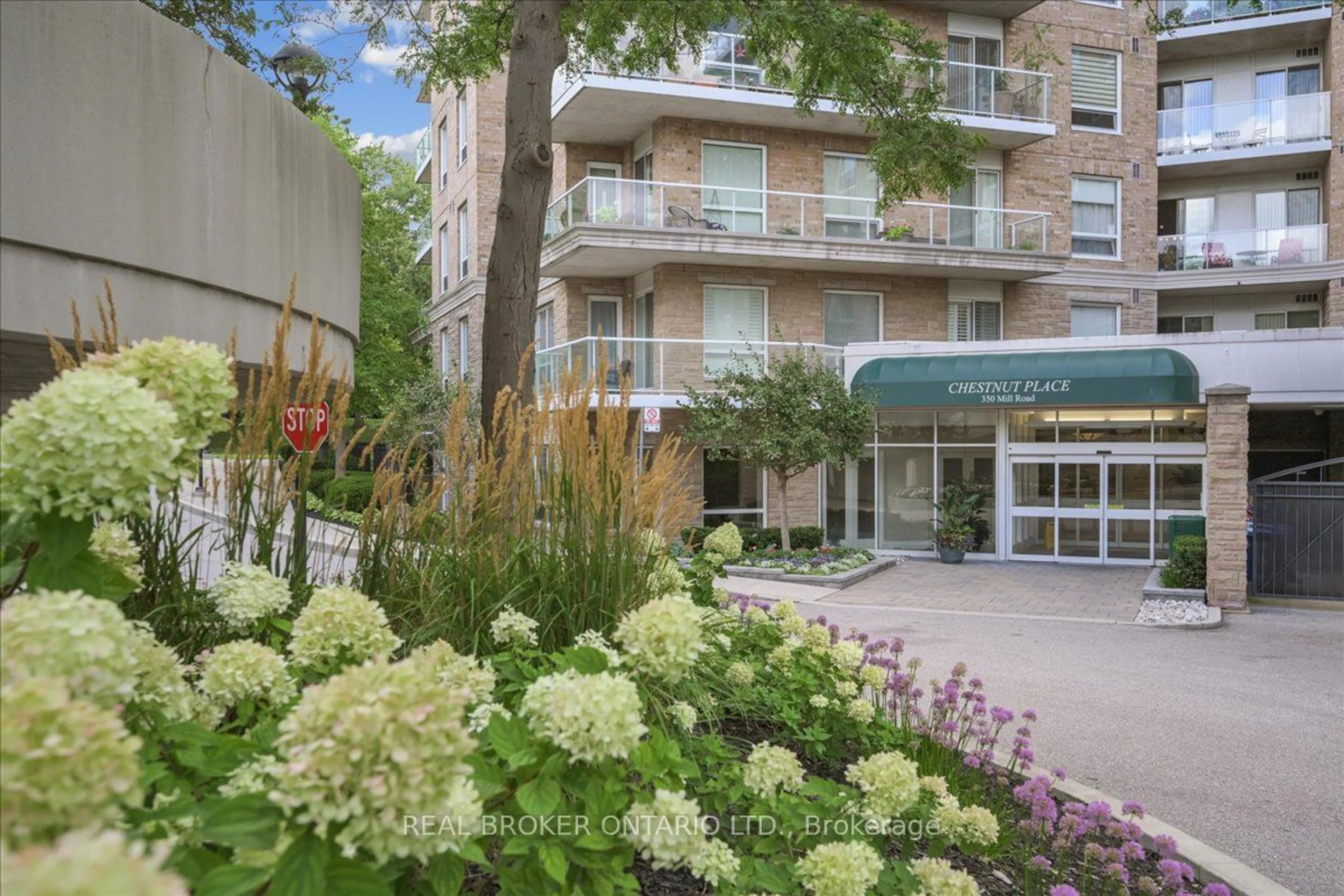 A pic from exterior of the house or condo for 350 Mill Rd #101, Toronto Ontario M9C 5R7