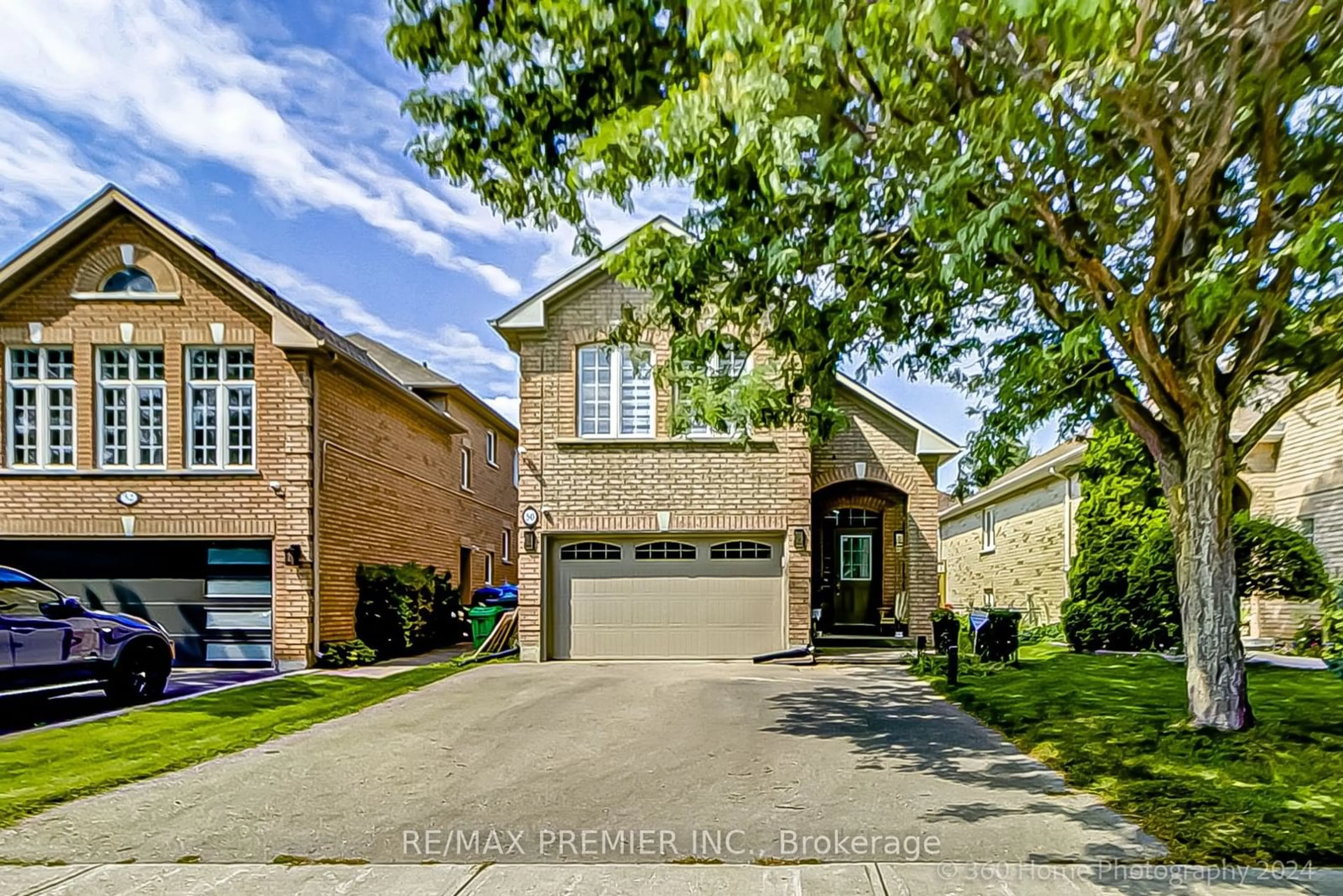 Home with brick exterior material for 50 Sunny Glen Cres, Brampton Ontario L7A 2C6