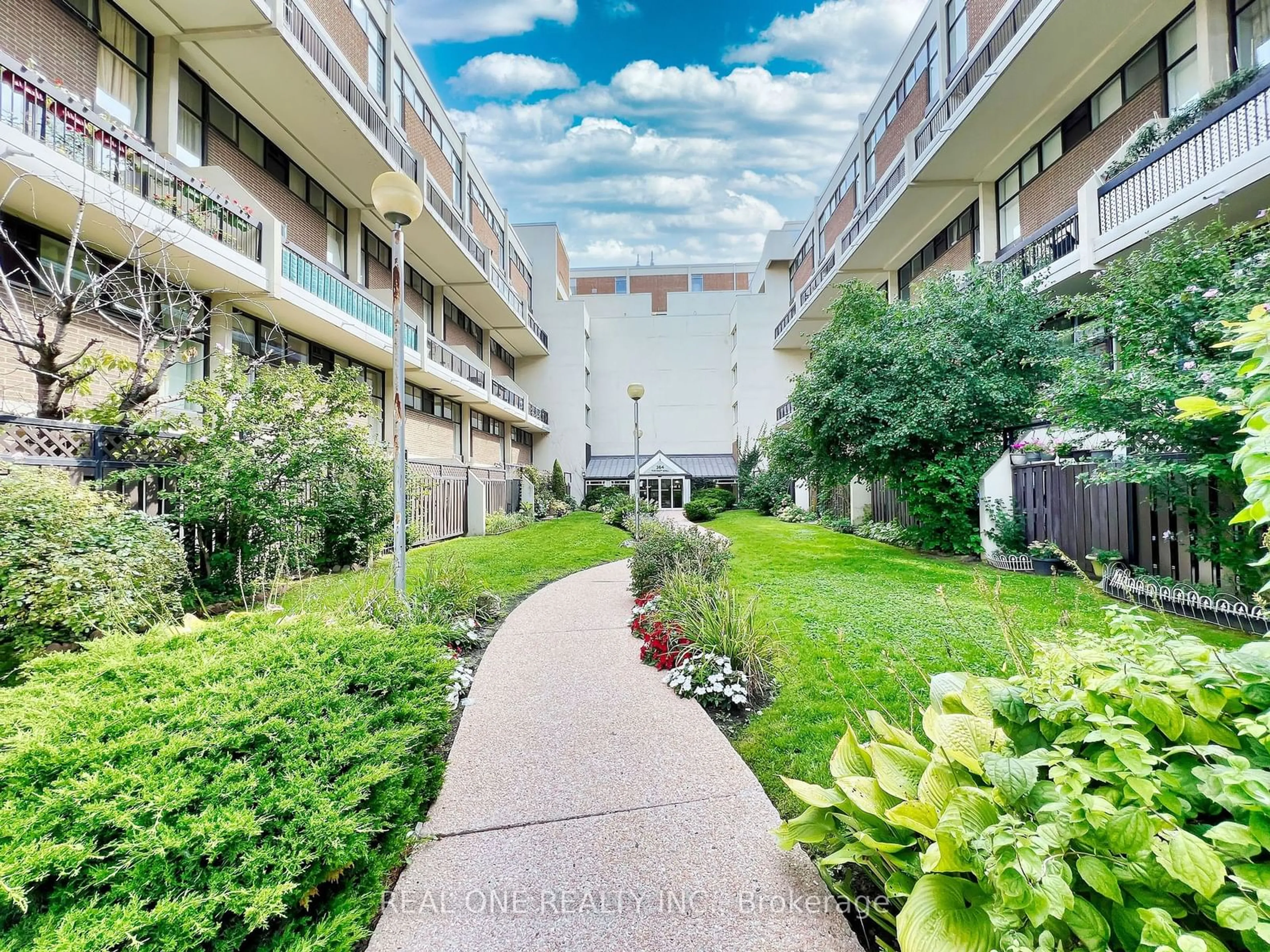 A pic from exterior of the house or condo for 364 The East Mall #243, Toronto Ontario M9B 6C5