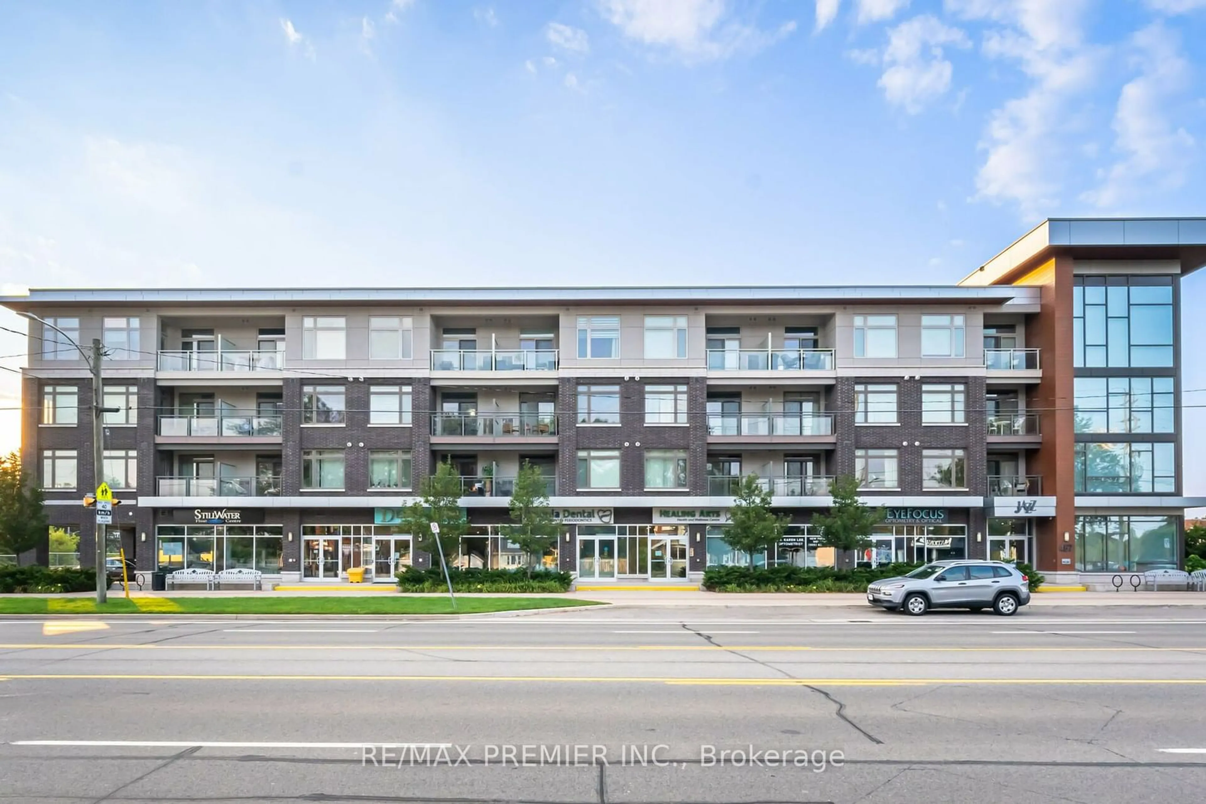 A pic from exterior of the house or condo for 457 Plains Rd #413, Burlington Ontario L7T 2E2