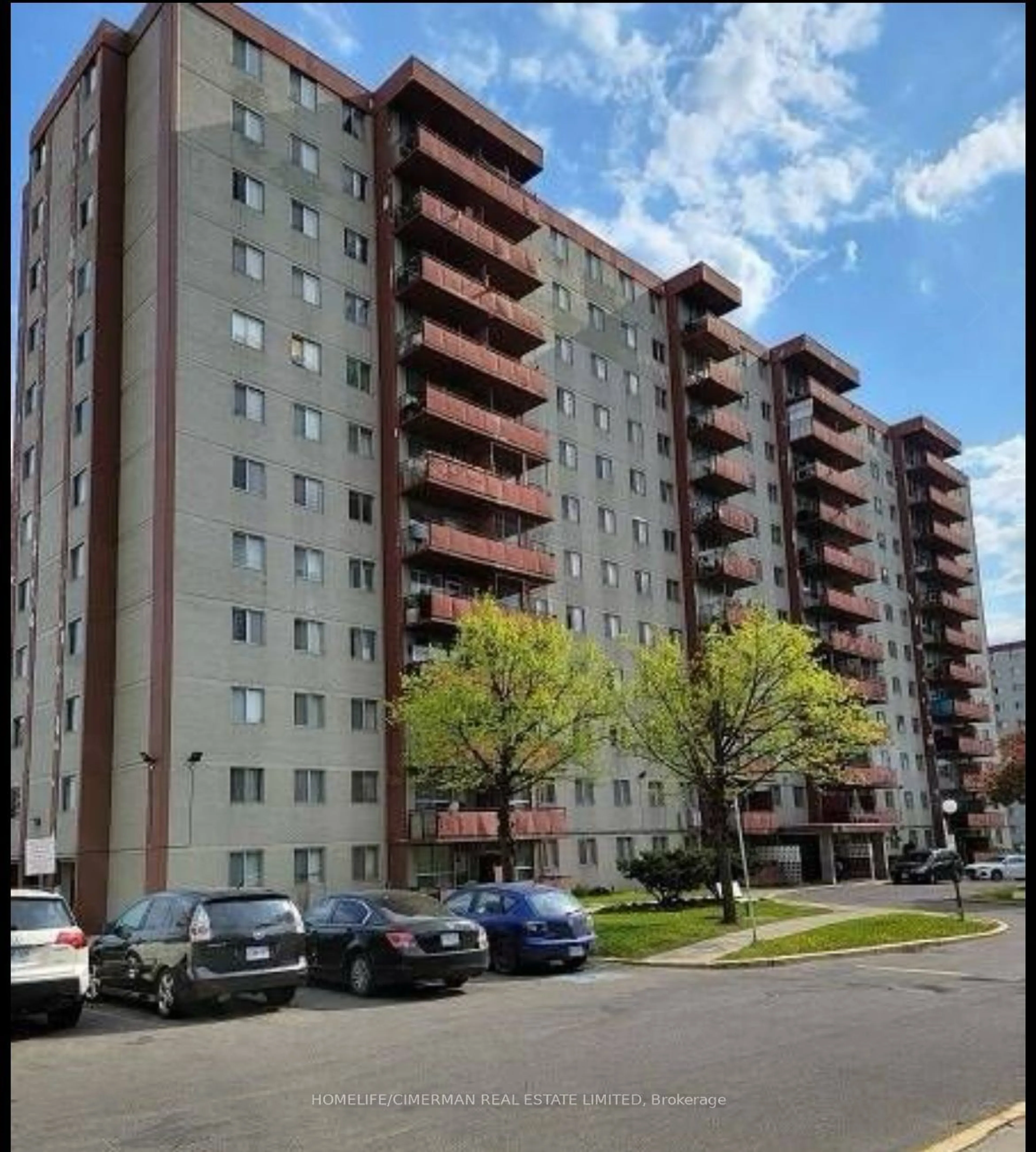 A pic from exterior of the house or condo for 200 Lotherton Pkwy #408, Toronto Ontario M6B 2G9