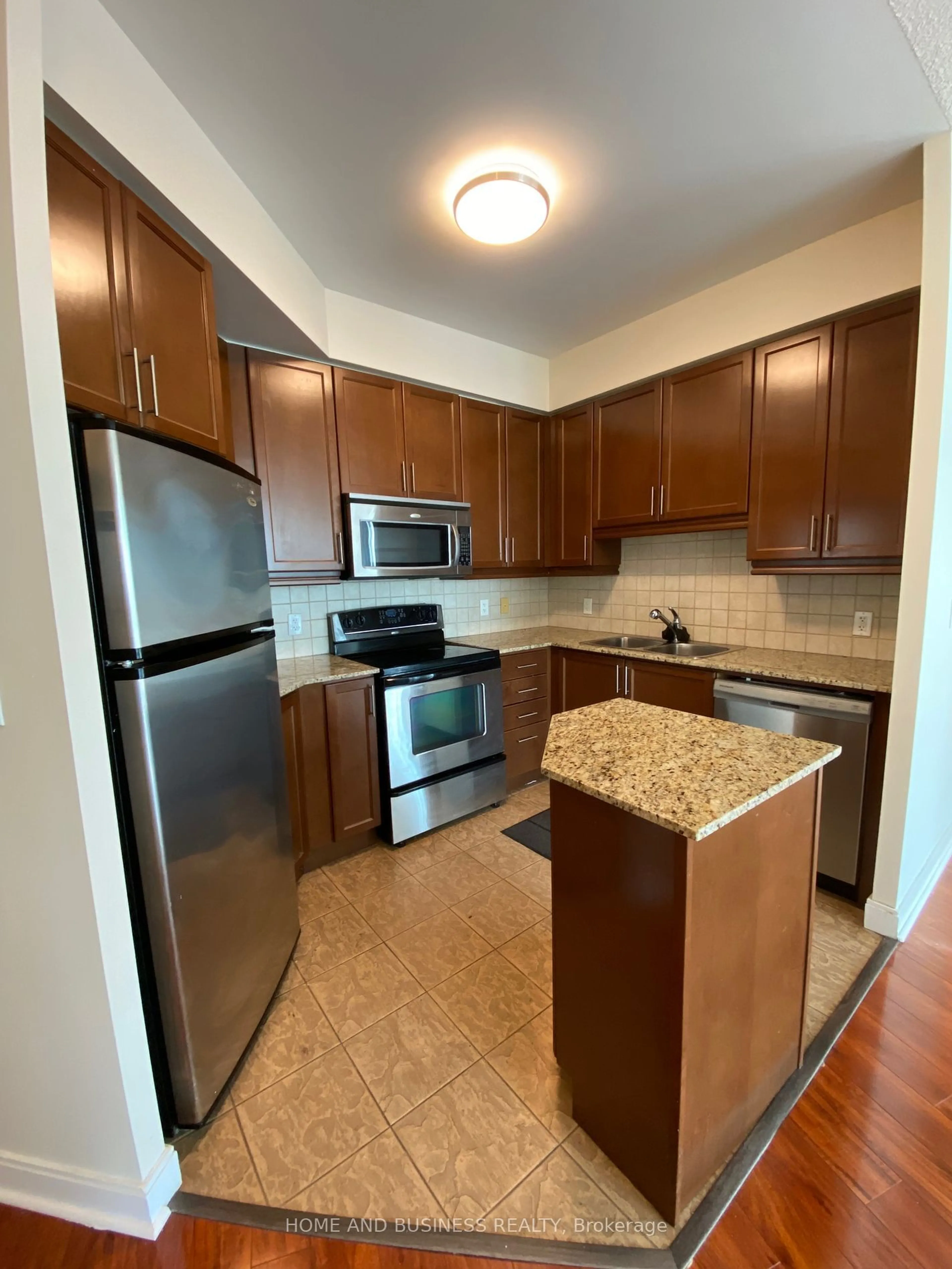 Standard kitchen for 70 Absolute Ave #2505, Mississauga Ontario L4Z 0A4