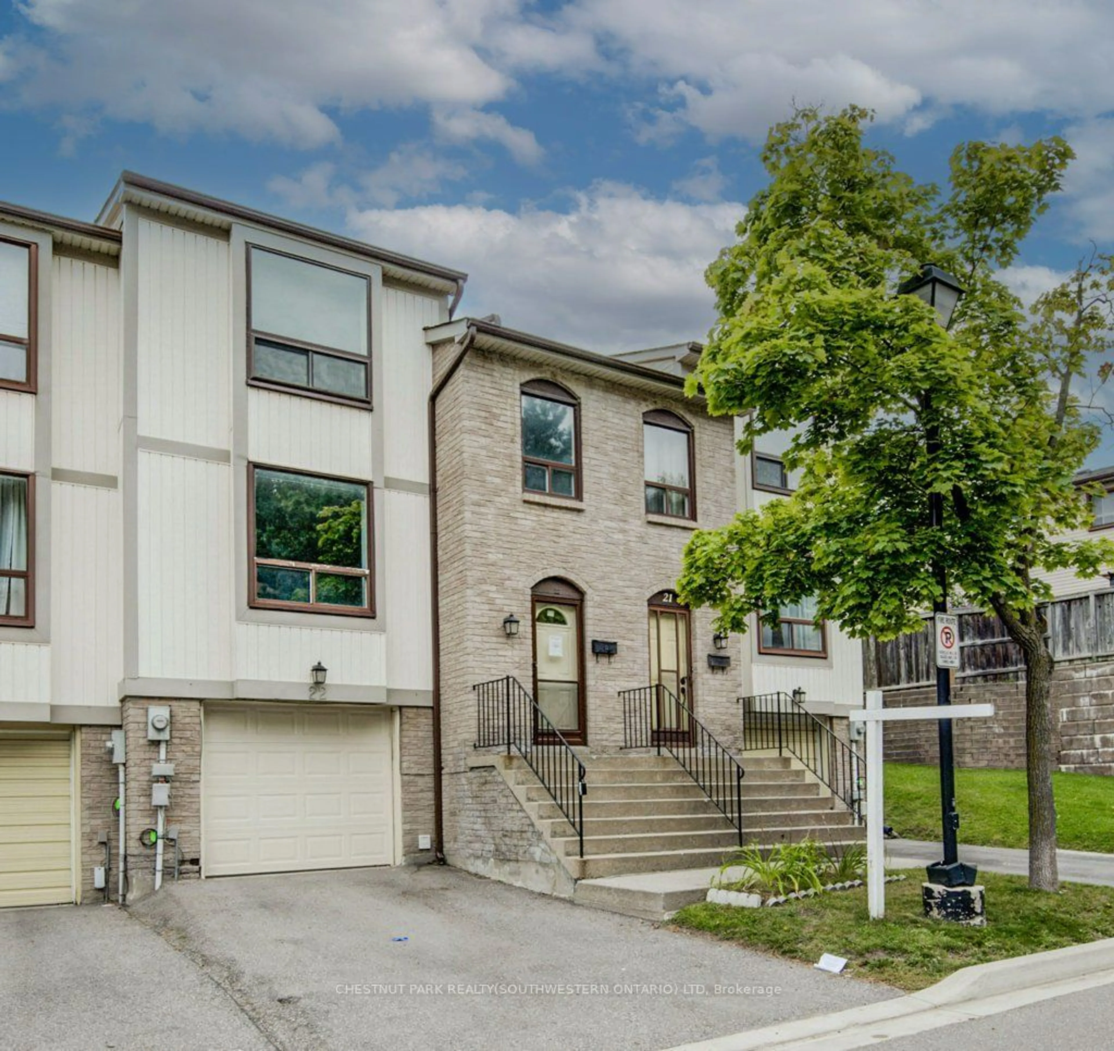 A pic from exterior of the house or condo, the street view for 22 McMullen Cres, Brampton Ontario L6S 3M2