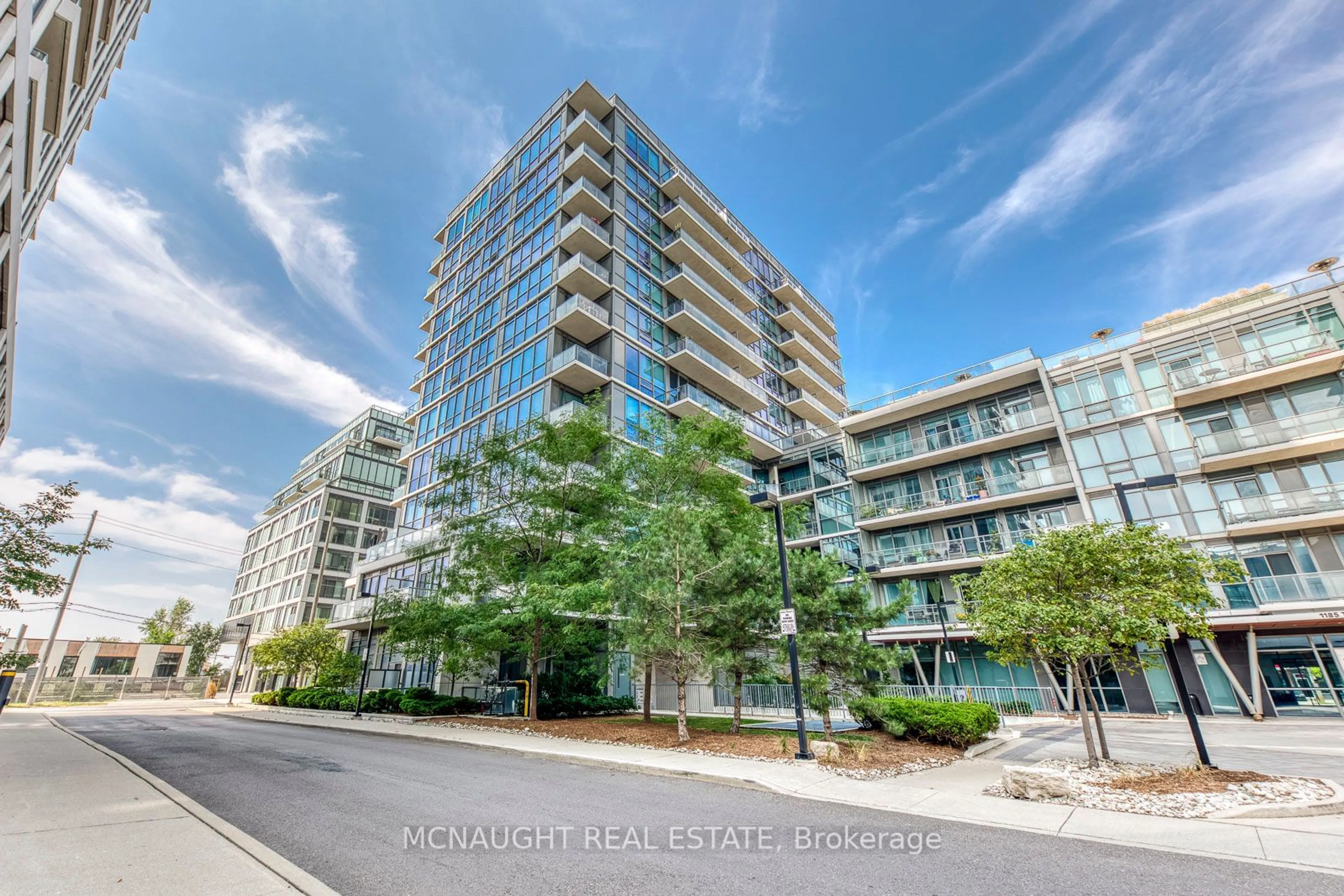 A pic from exterior of the house or condo, the street view for 1185 The Queensway #914, Toronto Ontario M8Z 0C6