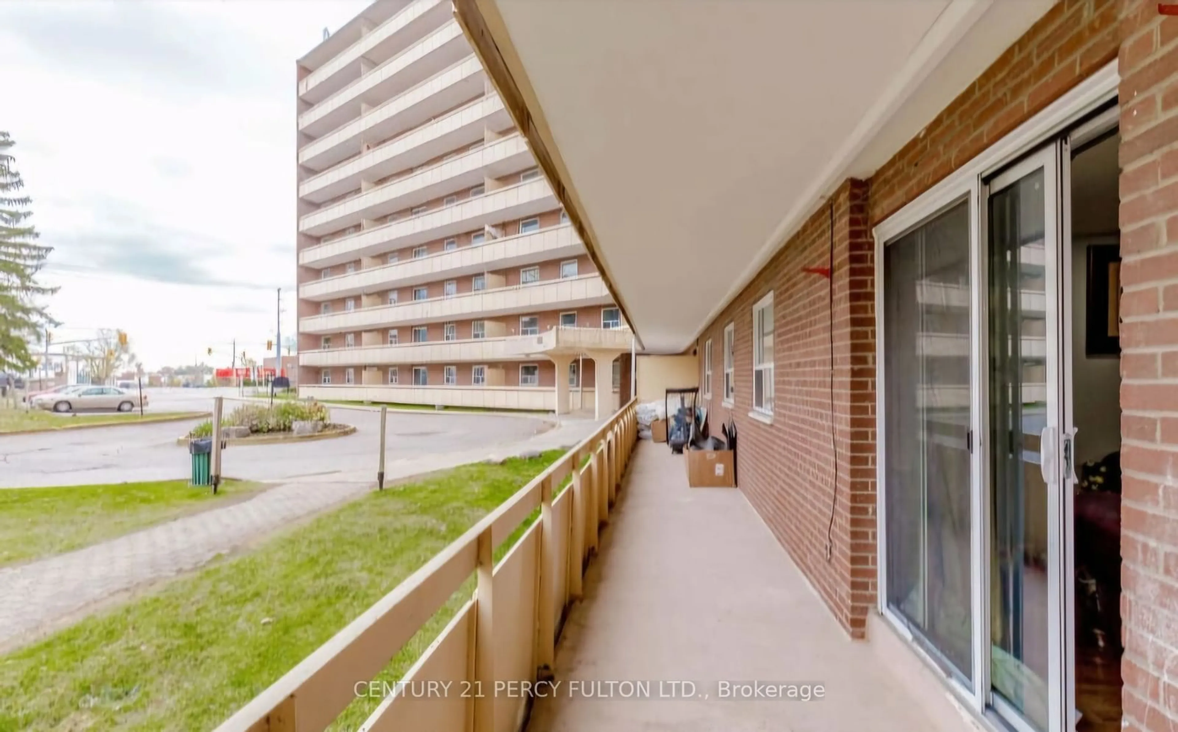 Balcony in the apartment for 3555 Derry Rd #104, Mississauga Ontario L4T 1B2