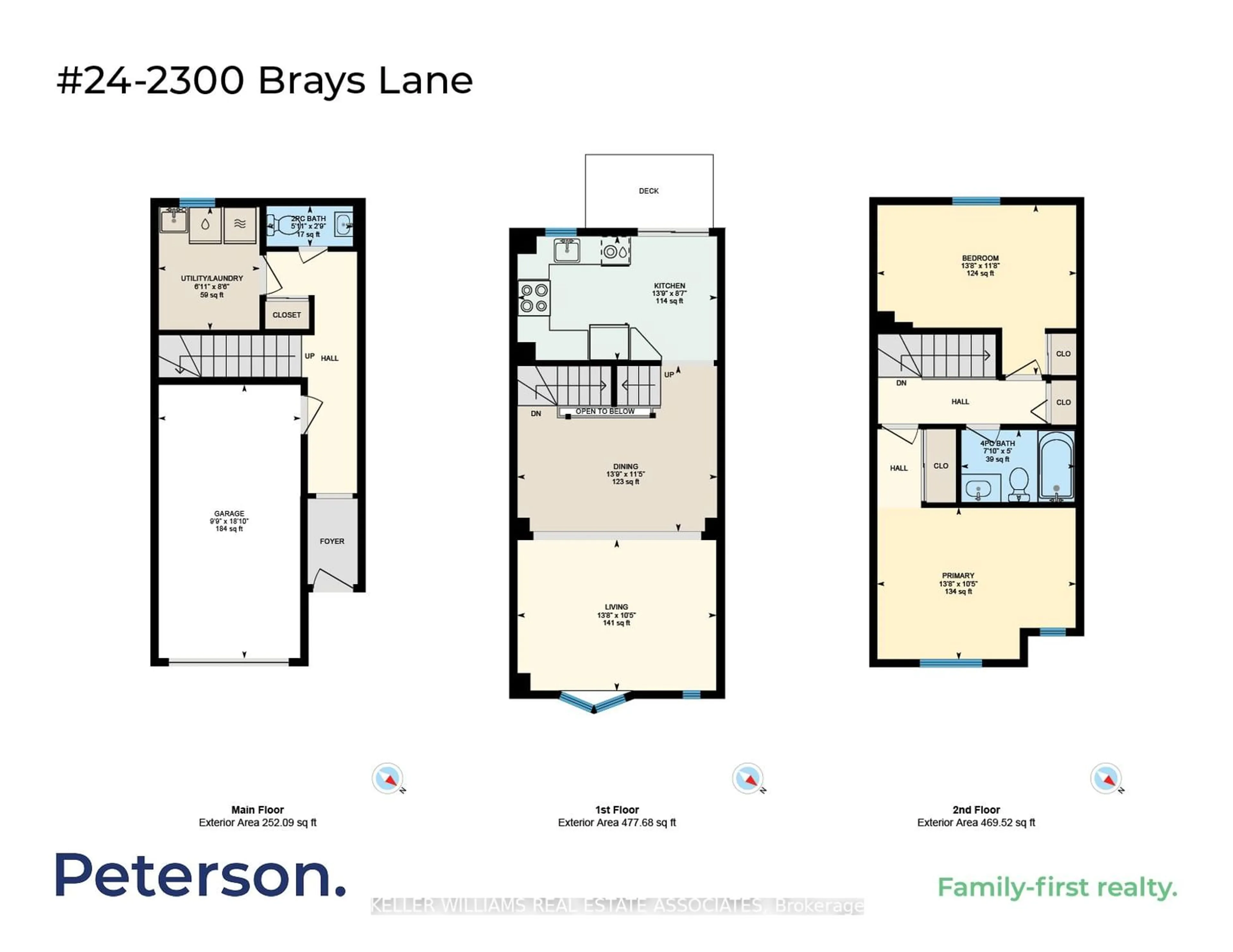 Floor plan for 2300 Brays Lane #24, Oakville Ontario L6M 3J9