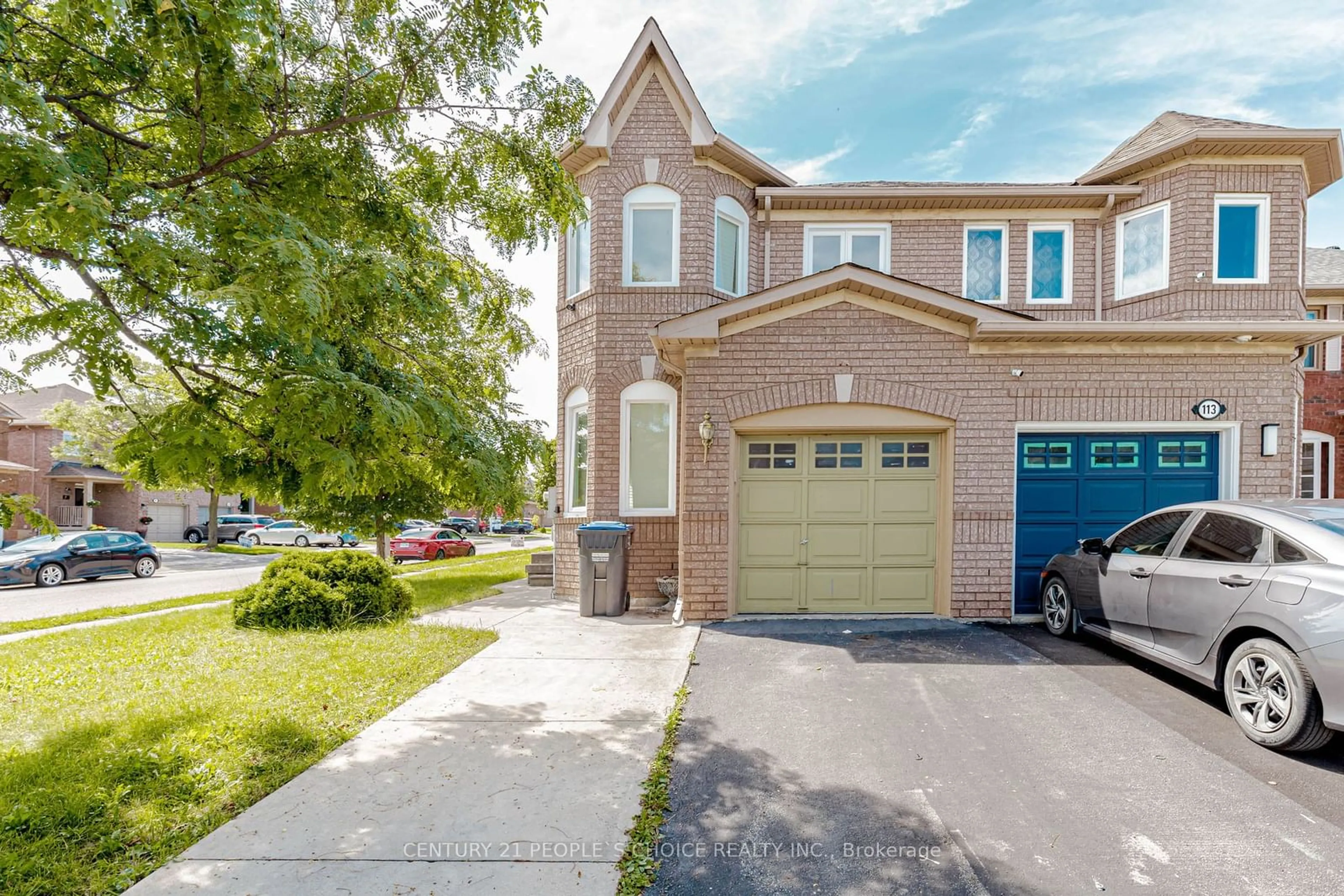 A pic from exterior of the house or condo, the street view for 111 Mount Ranier Cres, Brampton Ontario L6R 2L1