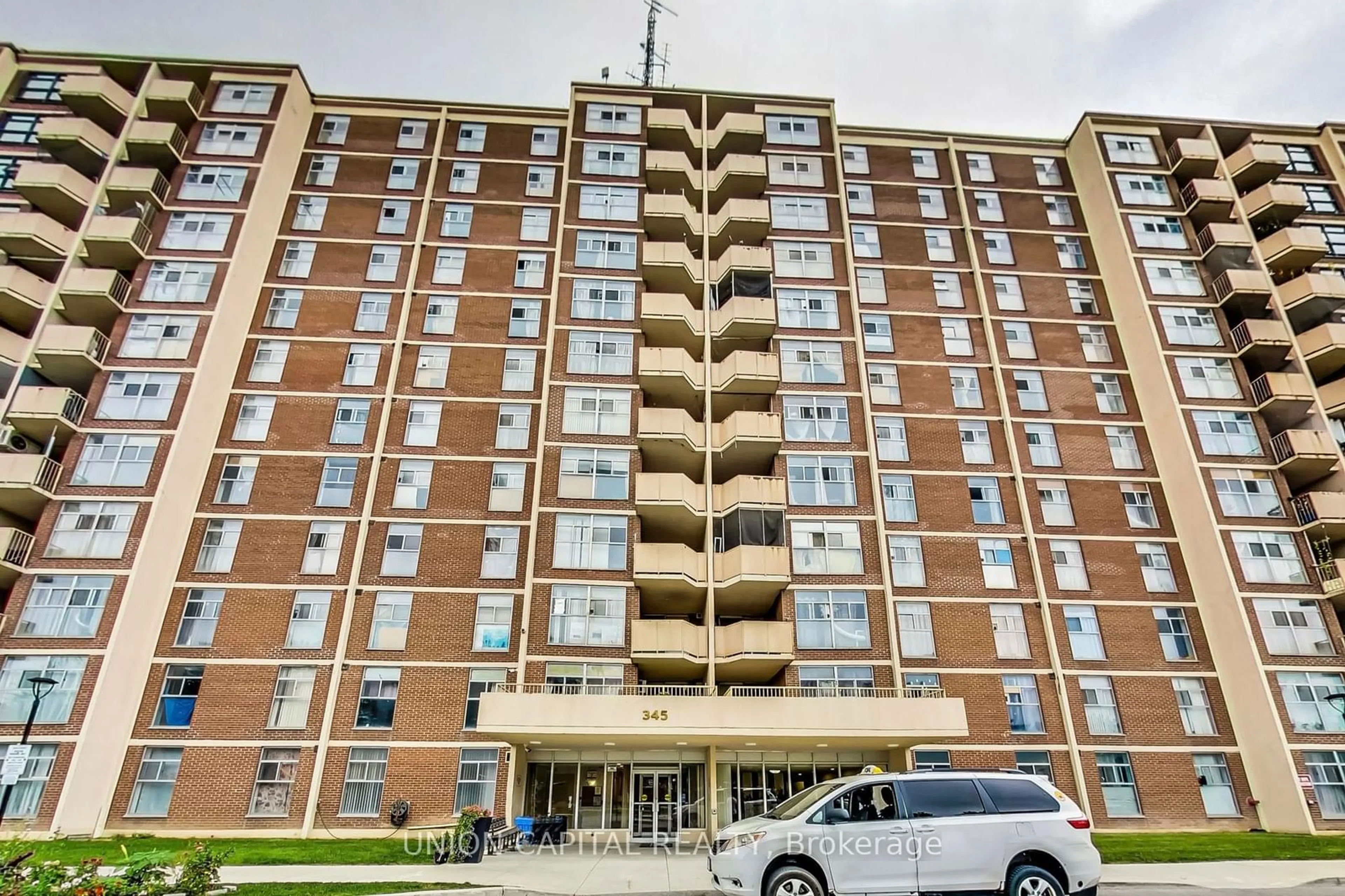 A pic from exterior of the house or condo, the front or back of building for 345 Driftwood Ave #910, Toronto Ontario M3N 2P4