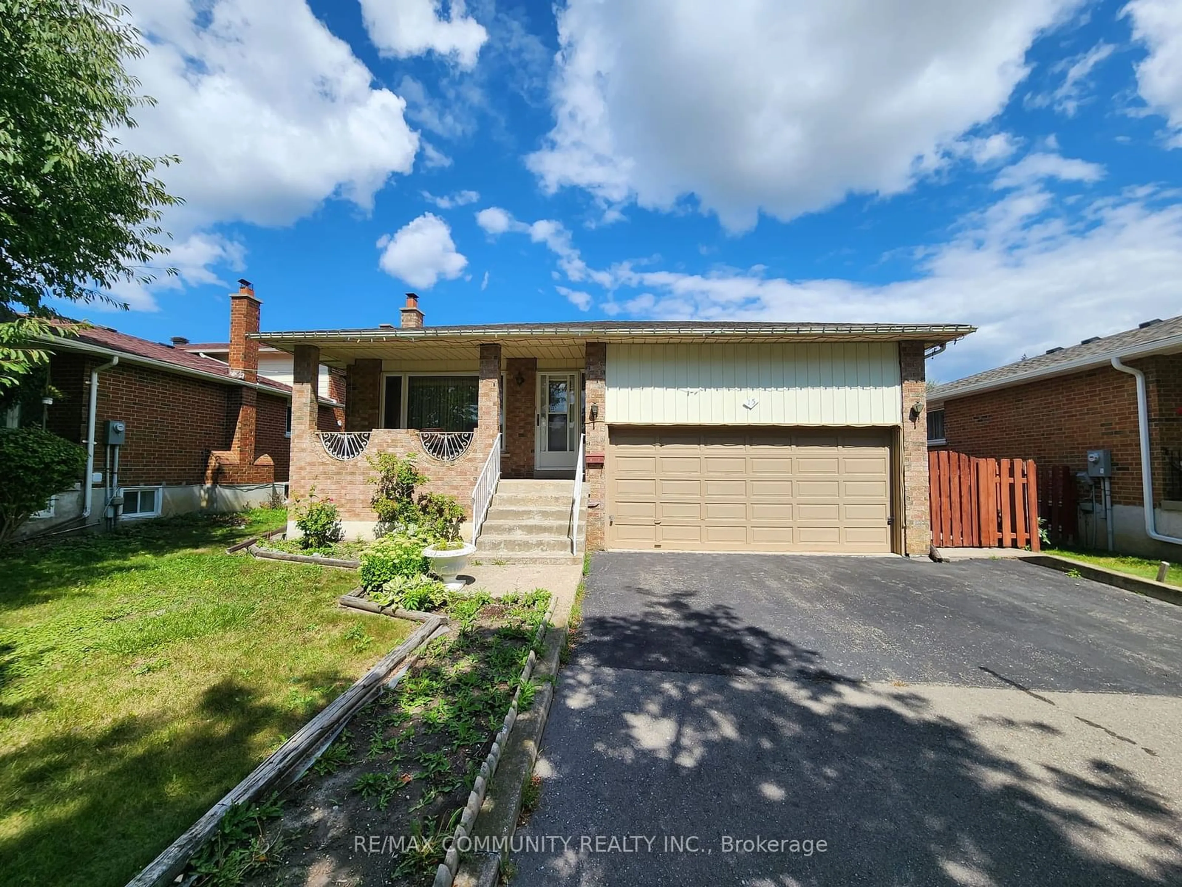 Frontside or backside of a home, the street view for 15 Maitland St, Brampton Ontario L6S 3B3