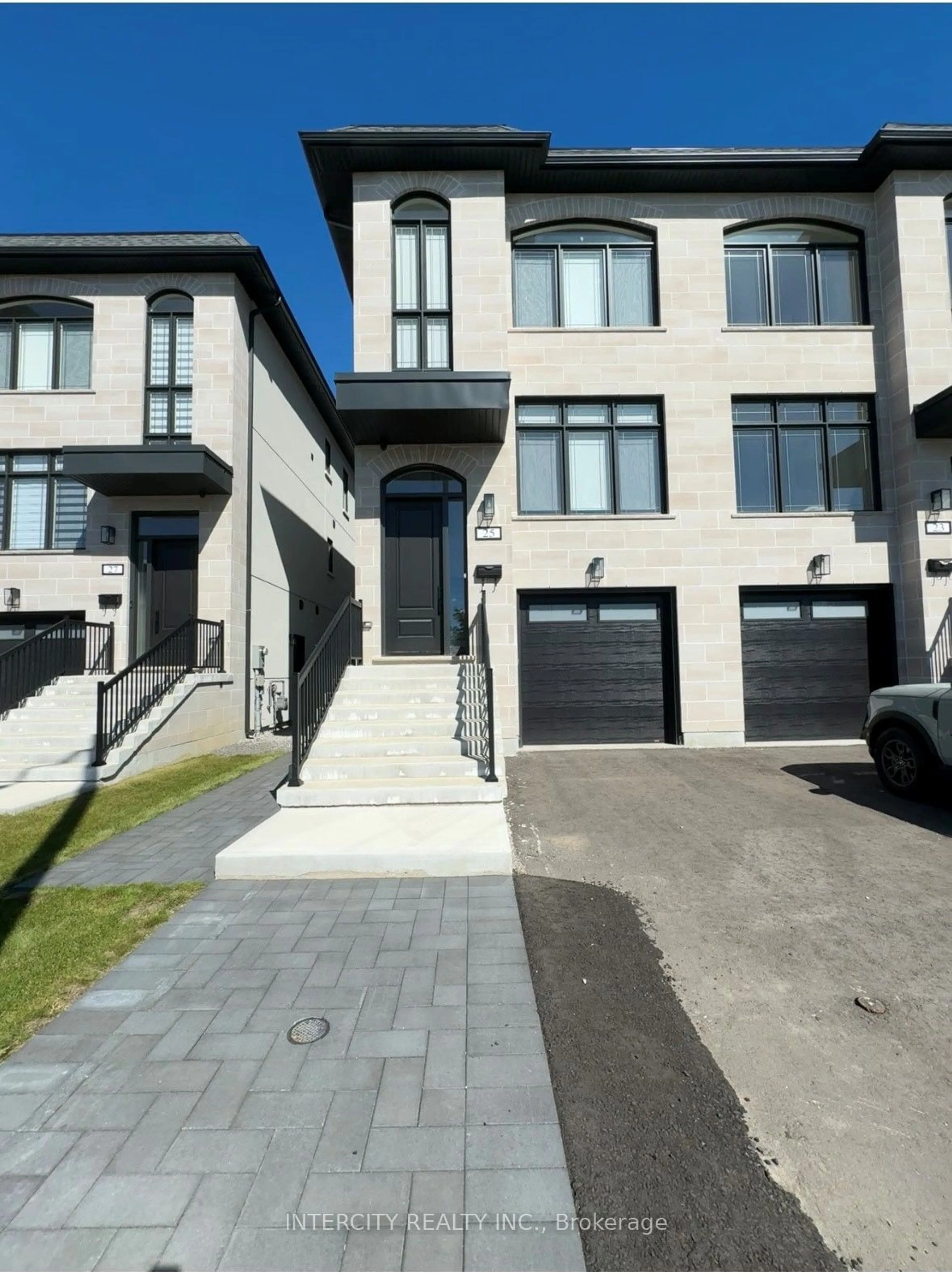 A pic from exterior of the house or condo, the street view for 25 St Gaspar Crt, Toronto Ontario M9L 0A4