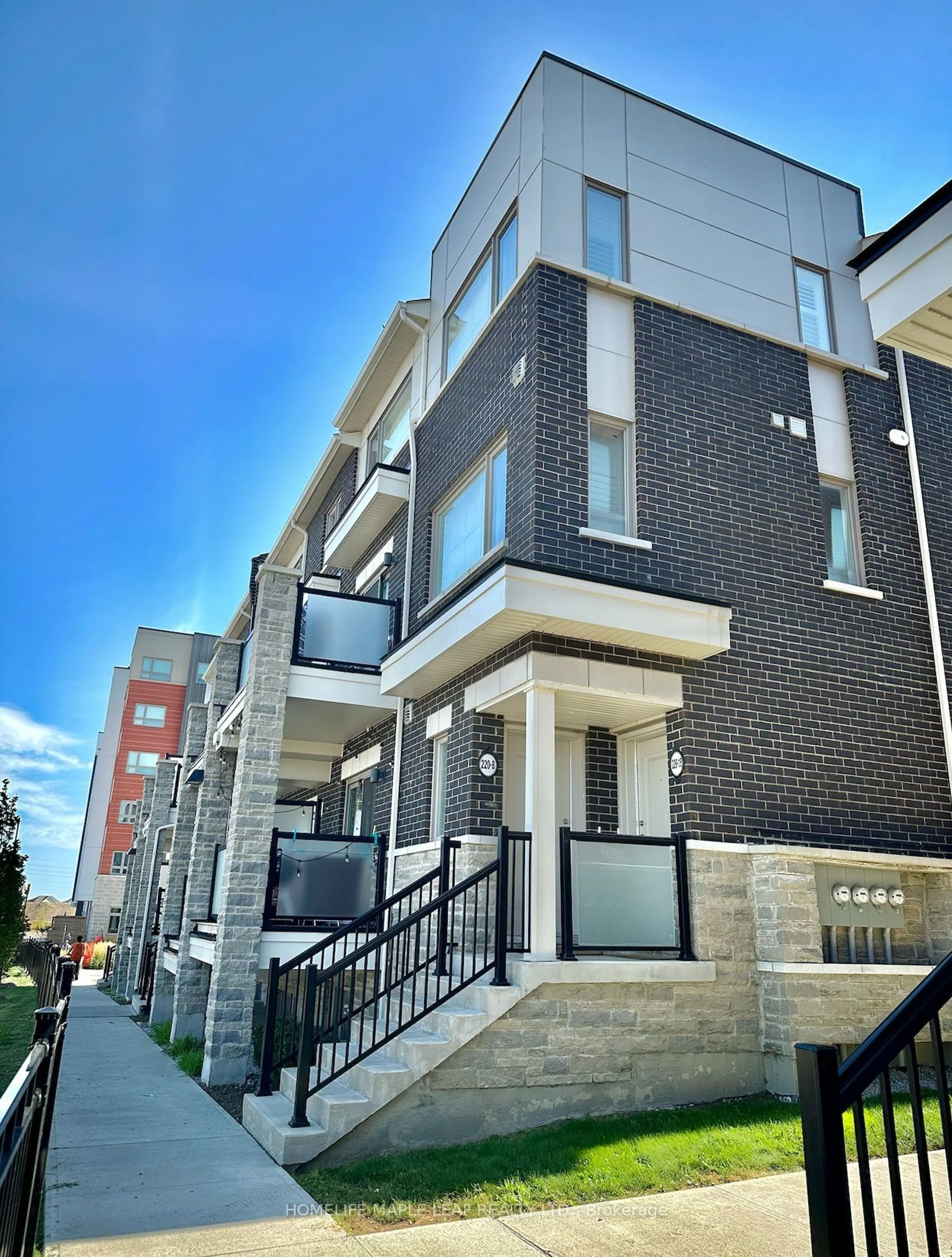 A pic from exterior of the house or condo for 220 Lagerfeld Dr #14, Brampton Ontario L7A 5H1