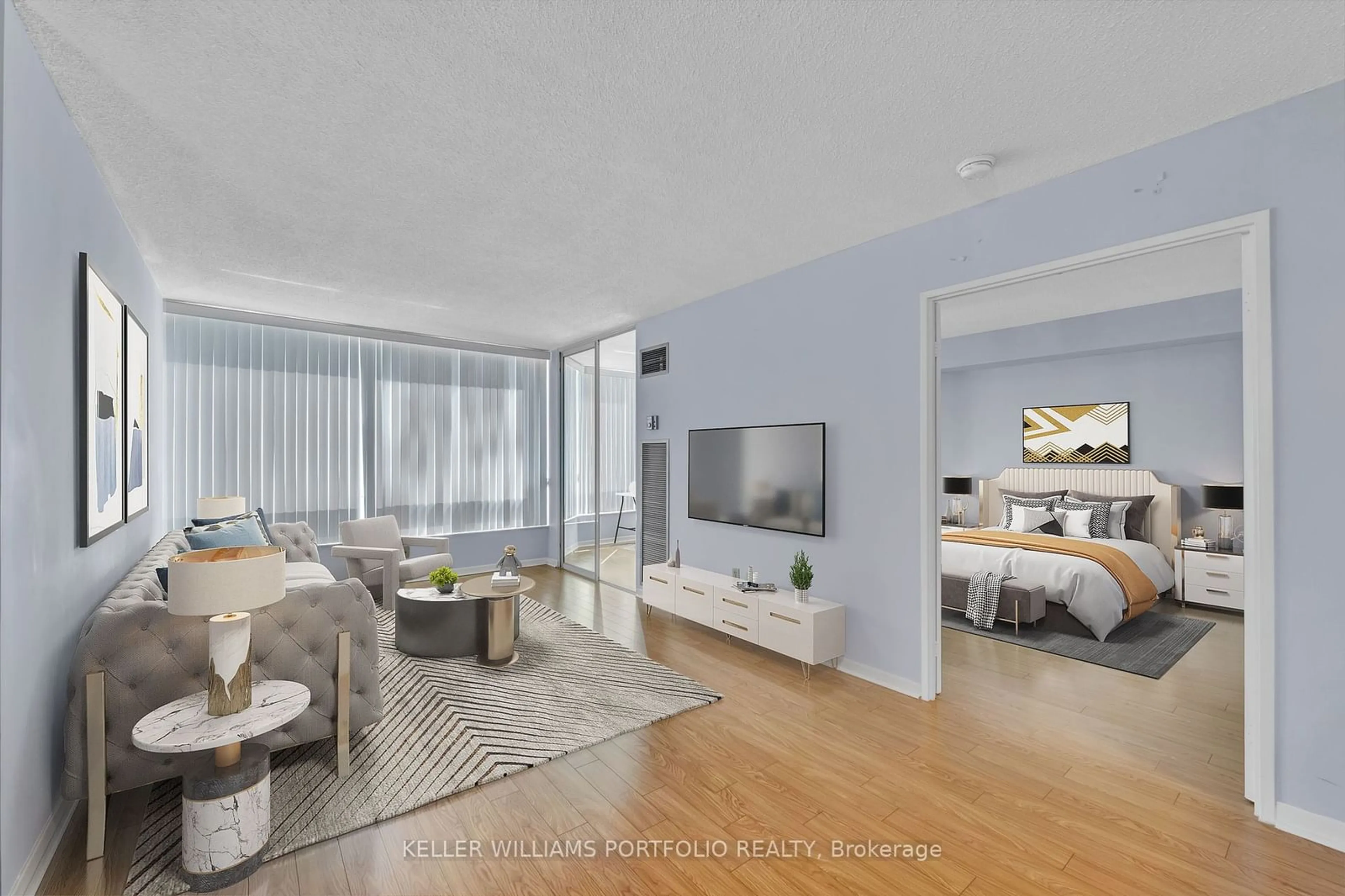 Living room for 1320 Islington Ave #1204, Toronto Ontario M9A 5C6