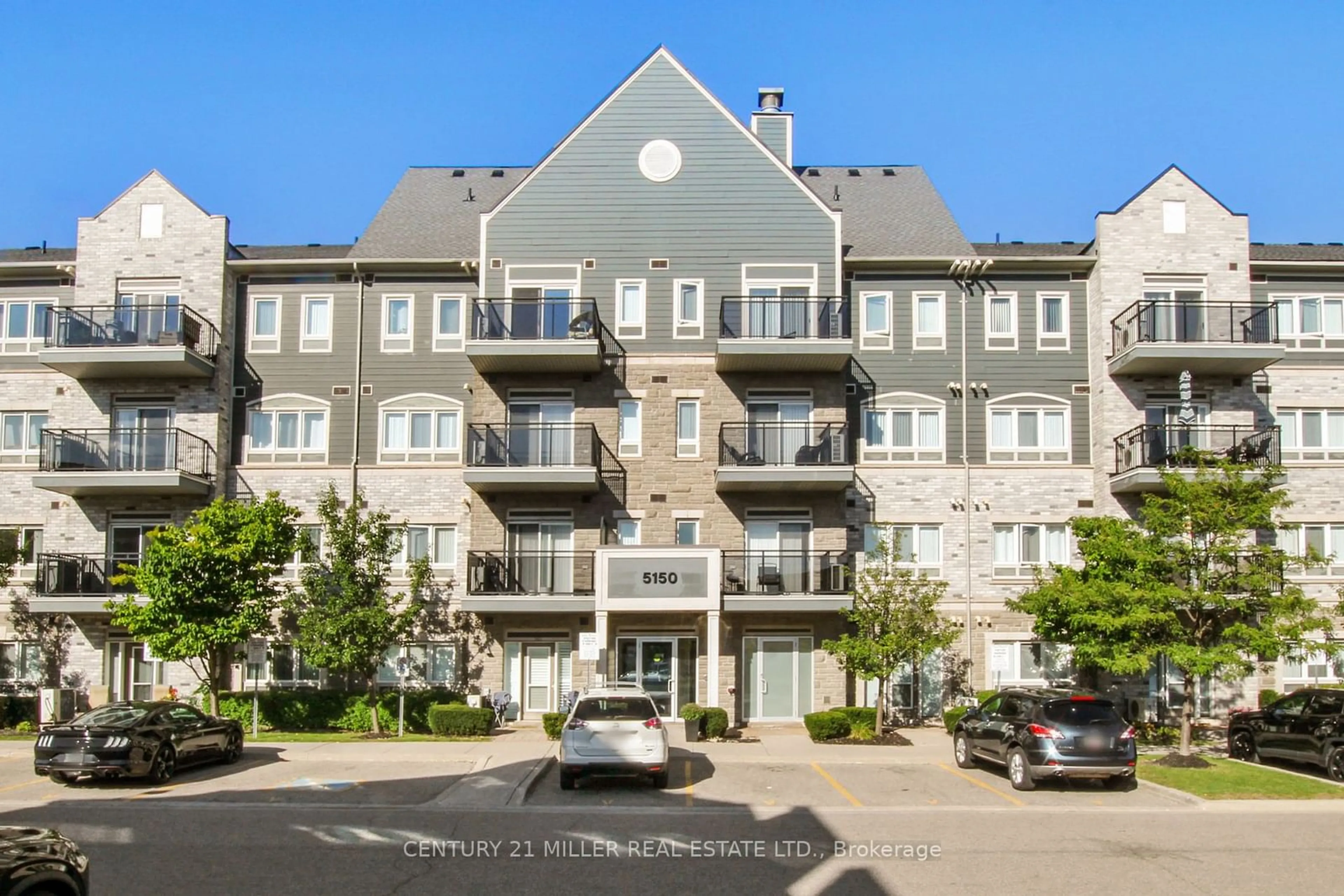 A pic from exterior of the house or condo, the front or back of building for 5150 Winston Churchill Blvd #202, Mississauga Ontario L5M 0P1