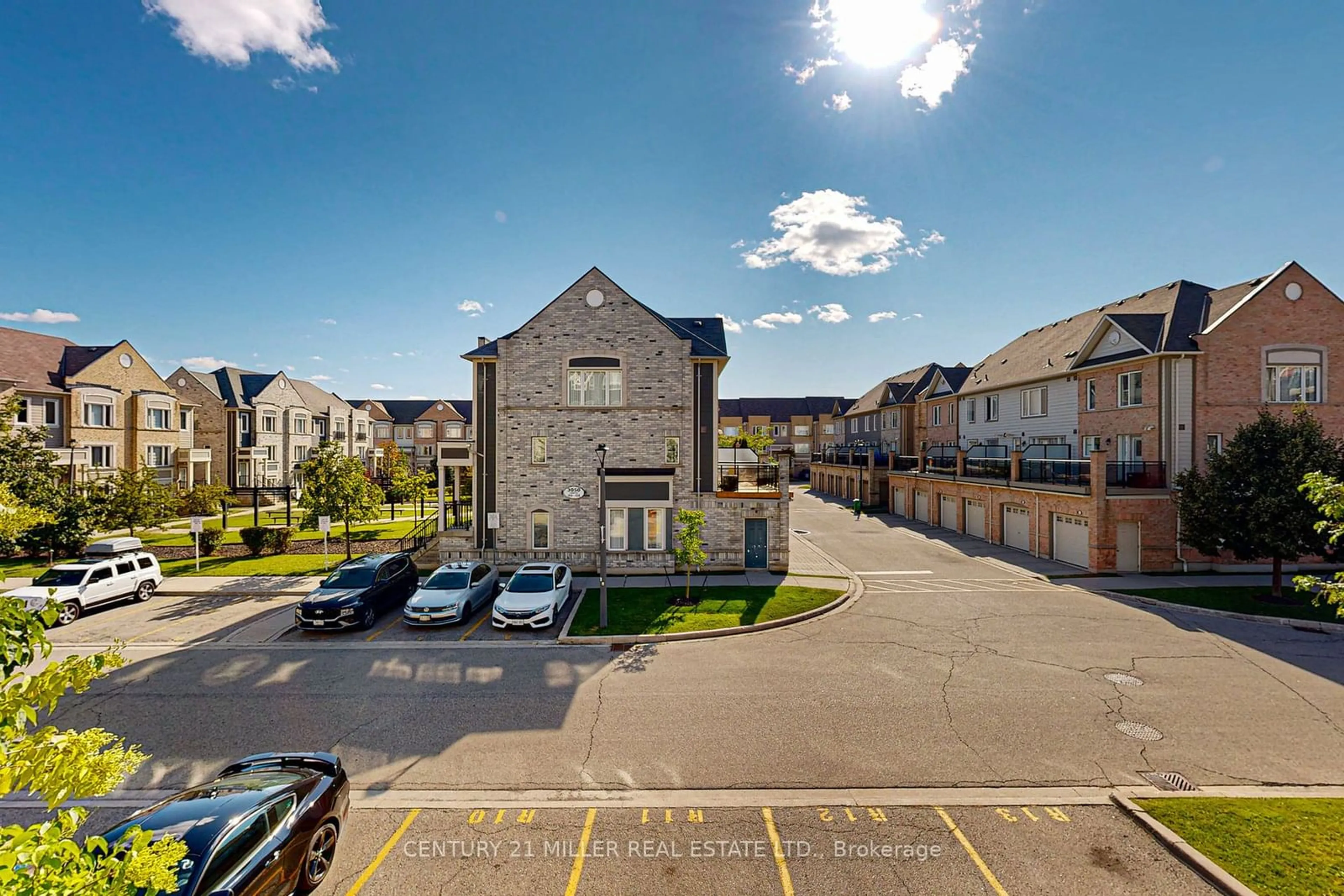 A pic from exterior of the house or condo, the street view for 5150 Winston Churchill Blvd #202, Mississauga Ontario L5M 0P1